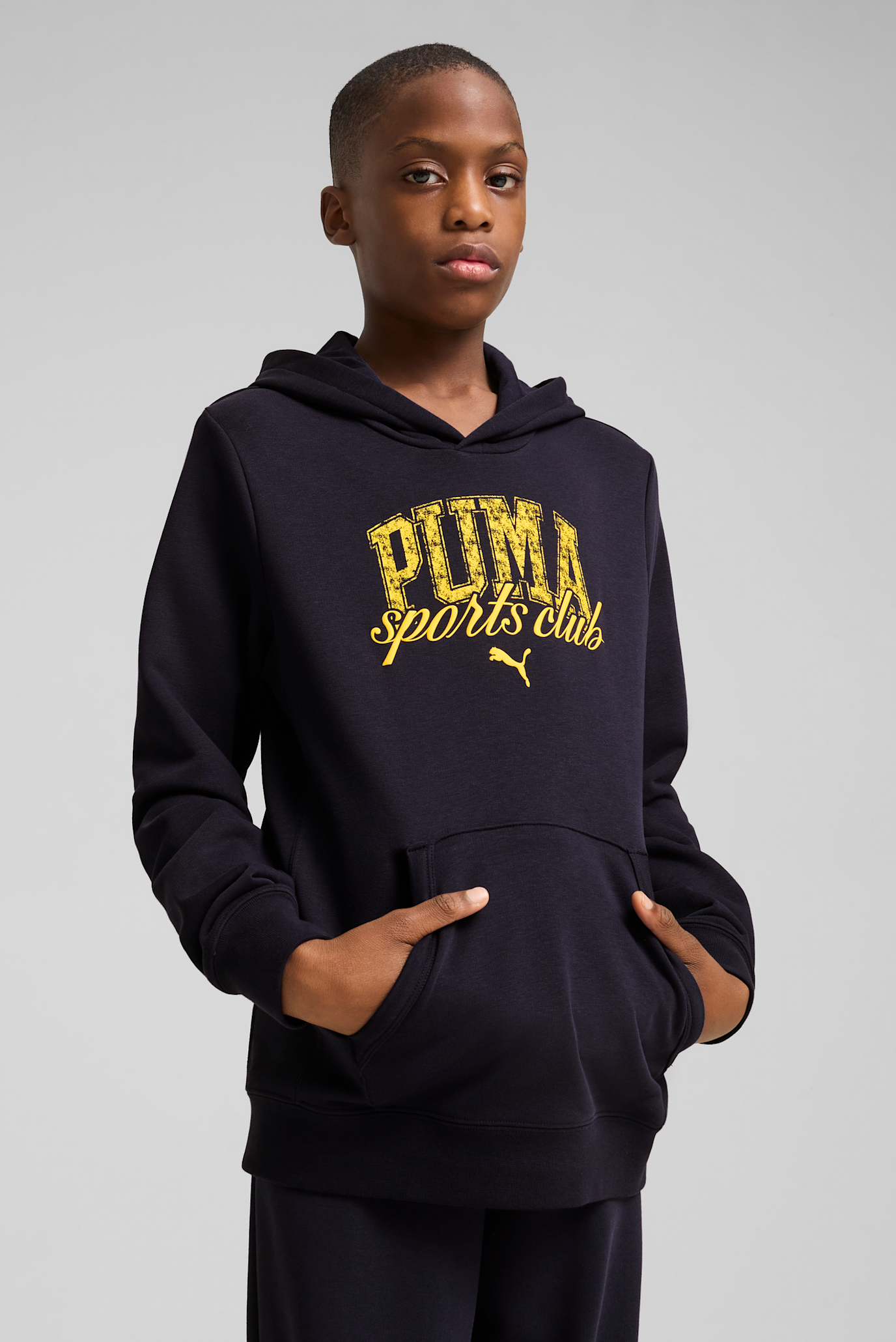 Дитяче темно-синє худі PUMA Class Hoodie Youth 1