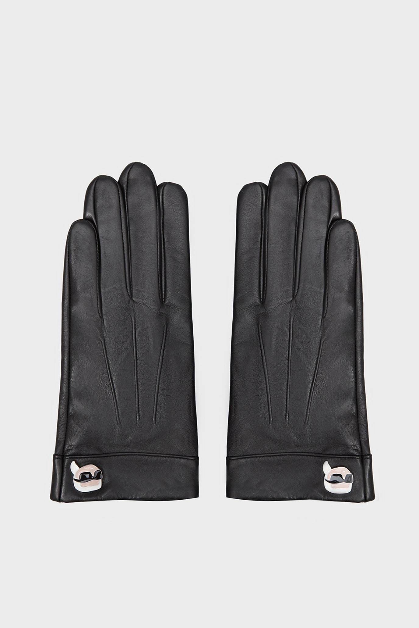 Жіночі чорні шкіряні рукавички K IKONIK 2.0 LEATHER FF GLOVE 1