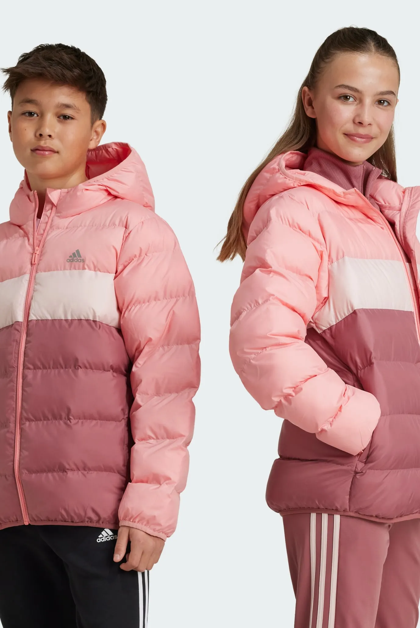 Дитяча рожева куртка Synthetic Down adidas IY6916 — MD-Fashion