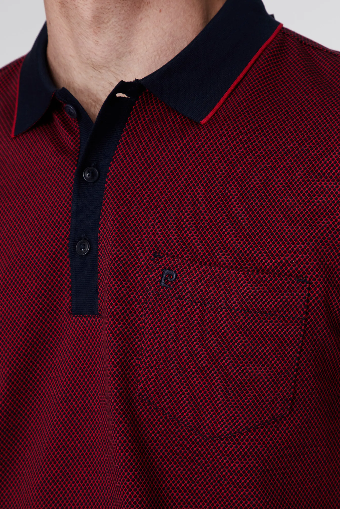 Мужское поло с узором 2