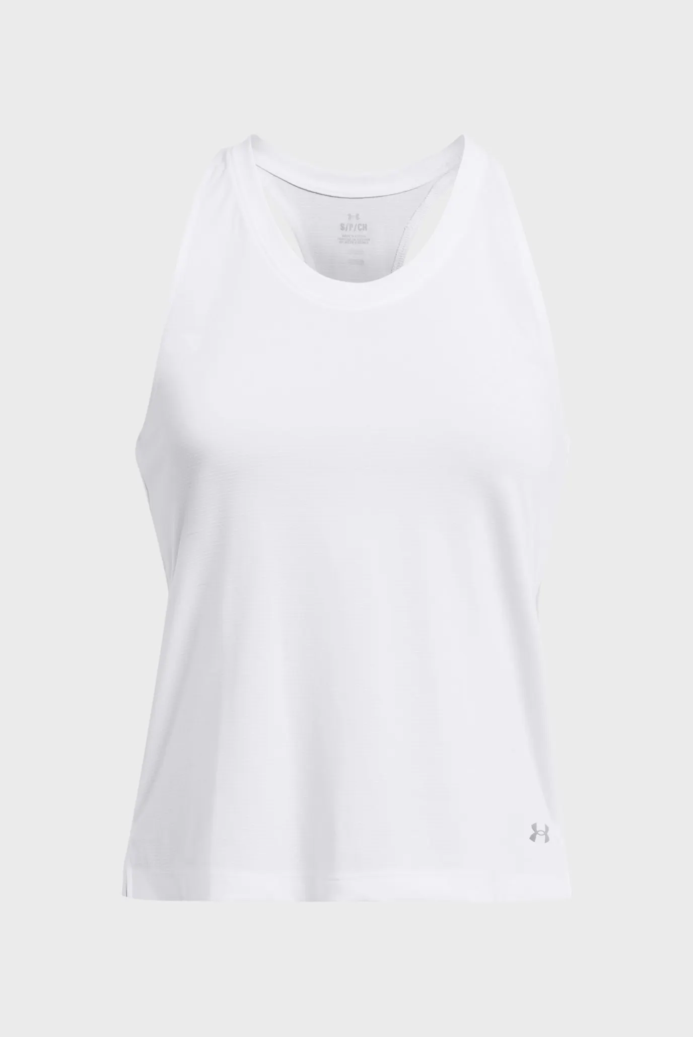 Жіноча біла майка UA Launch Singlet 3