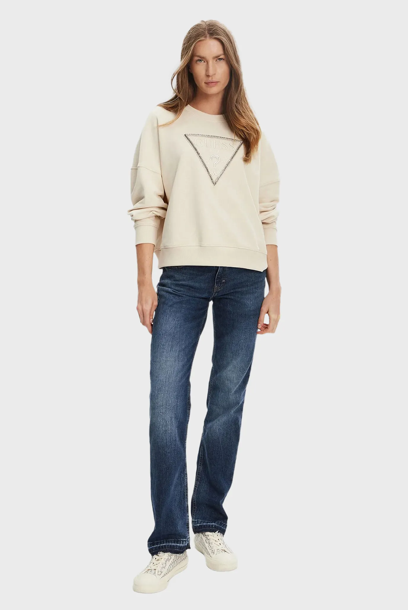 Жіночий бежевий світшот 2