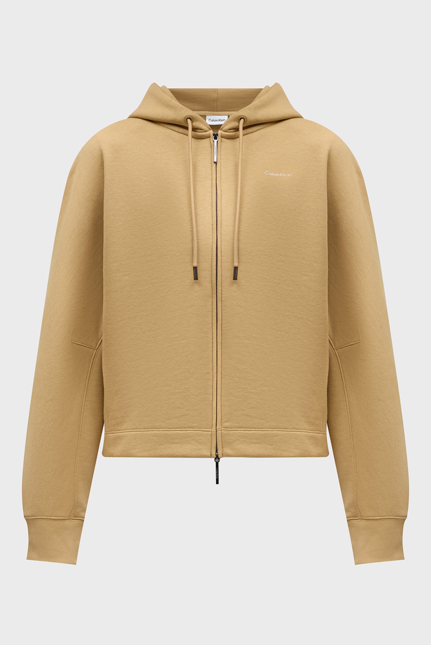 Жіноче бежеве худі NANO LOGO ZIP RELAXED HOODIE 1