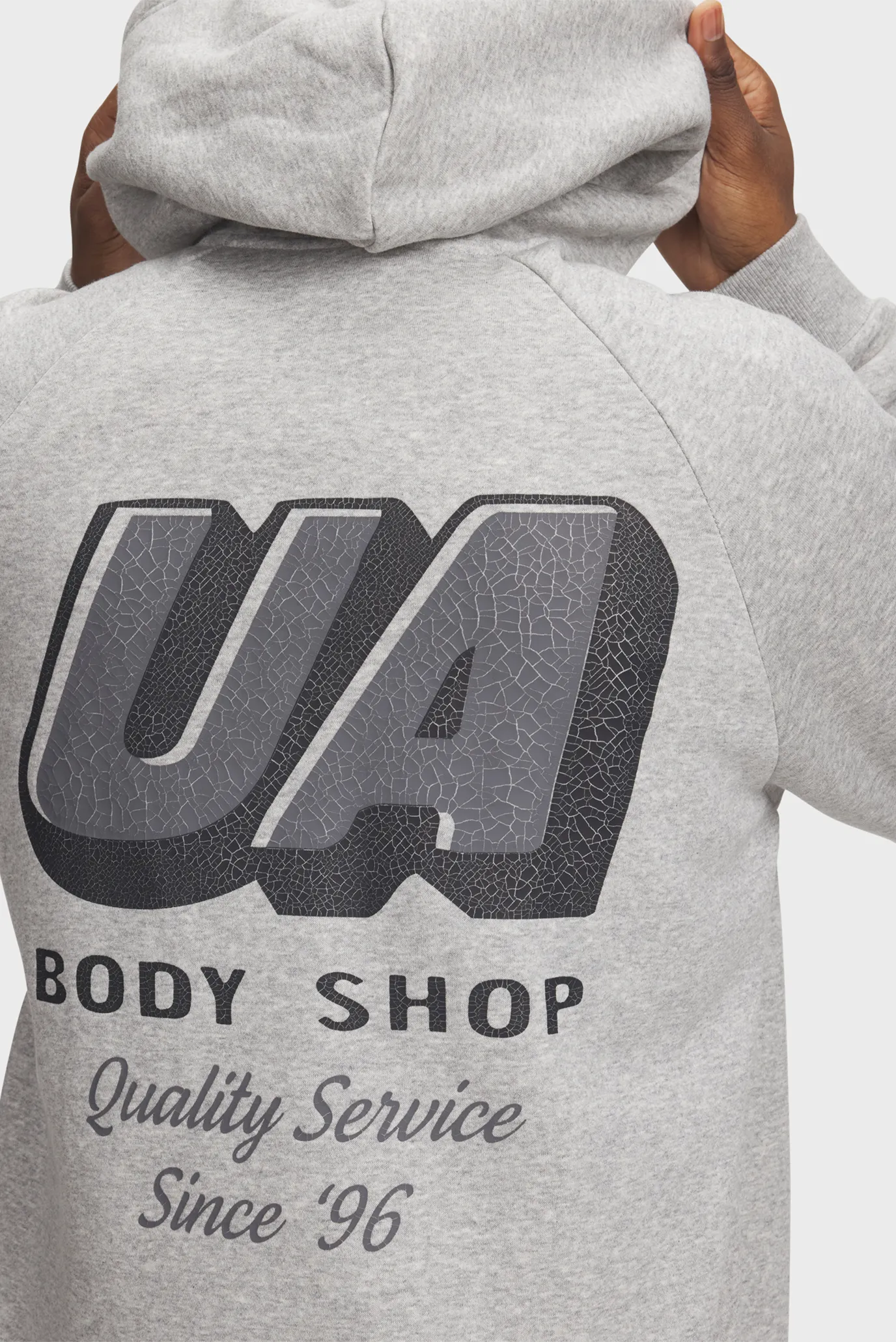 Чоловіче сіре худі UA Rival Fleece HBR Logo HD 3