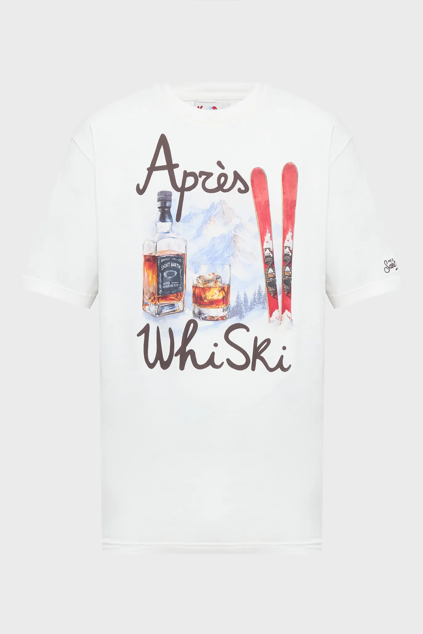 Мужская белая футболка ARNOTT WARM 1