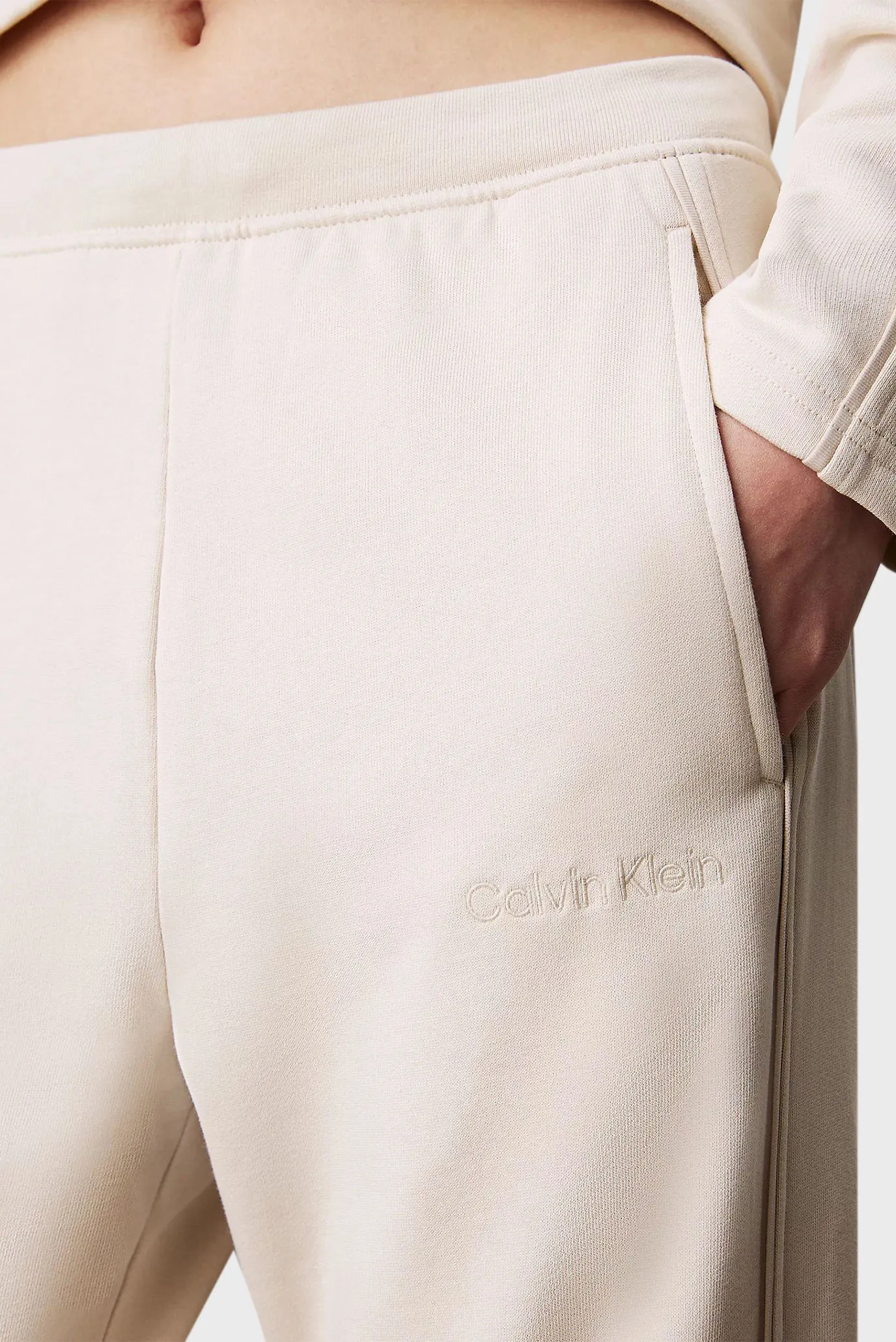 Женские бежевые брюки JOGGER 4