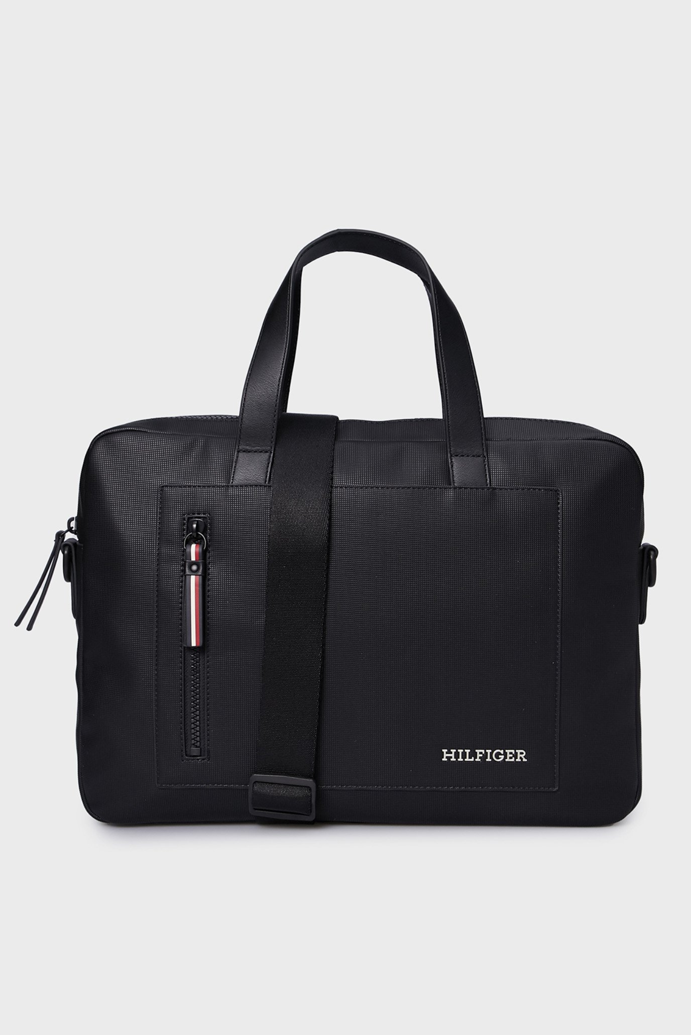 Чоловіча чорна сумка для ноутбука TH PIQUE SLIM COMPUTER BAG 1