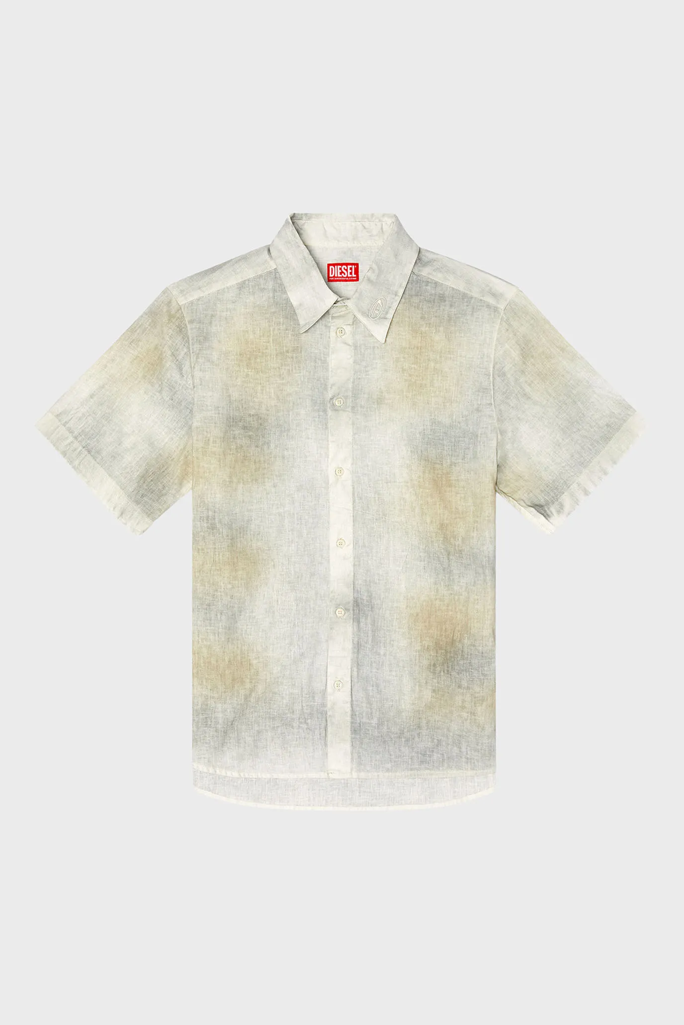 Чоловіча бежева лляна сорочка CAMICIA 4