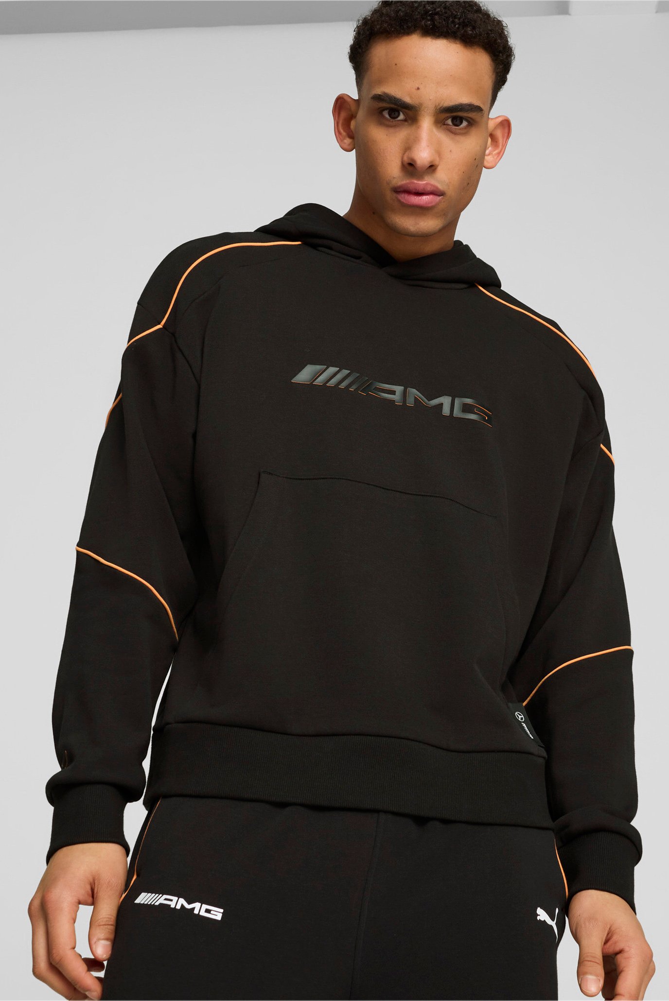 Чоловіче чорне худі Mercedes-AMG Motorsport Hoodie Men 1