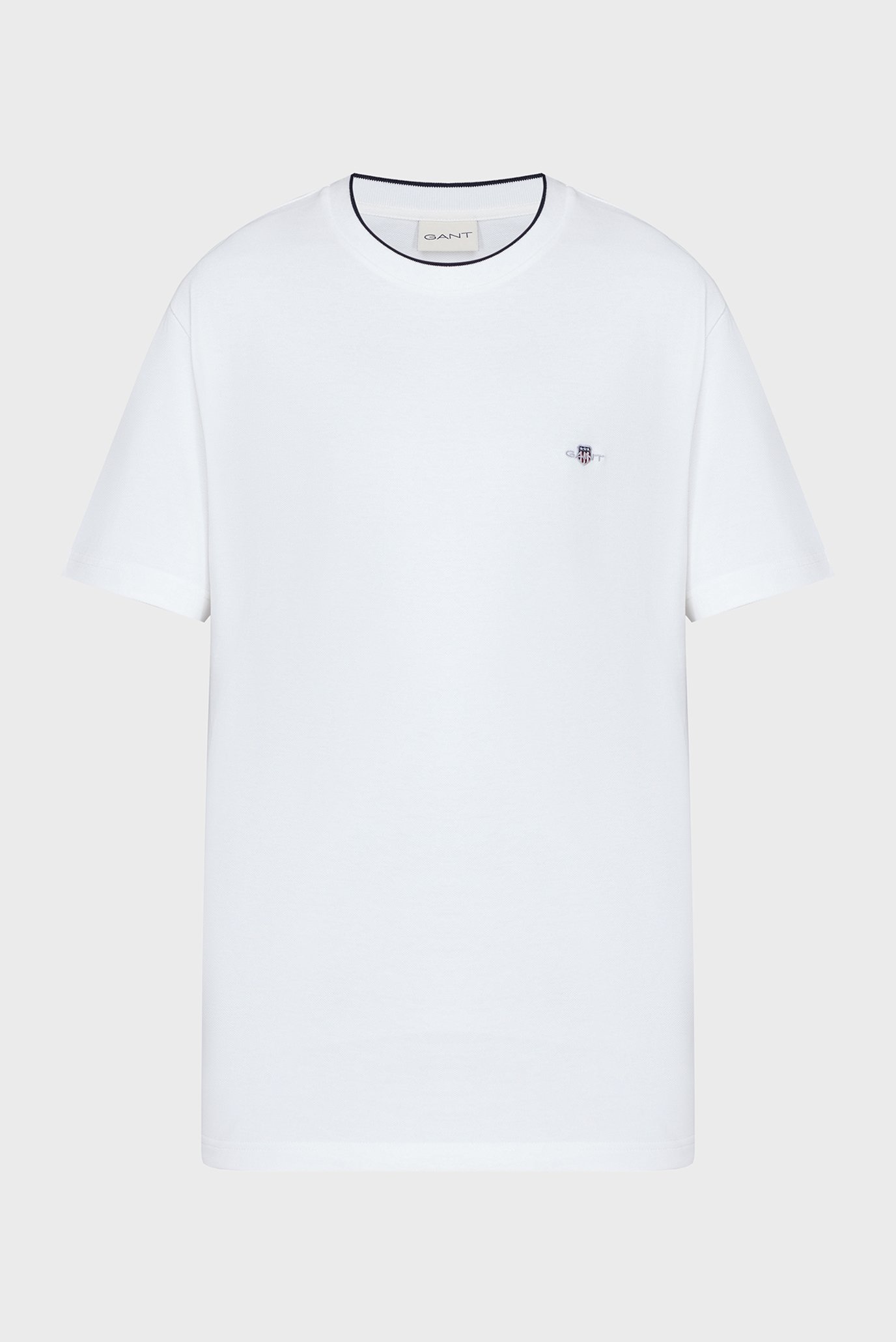 Мужская белая футболка PIQUE SS 1