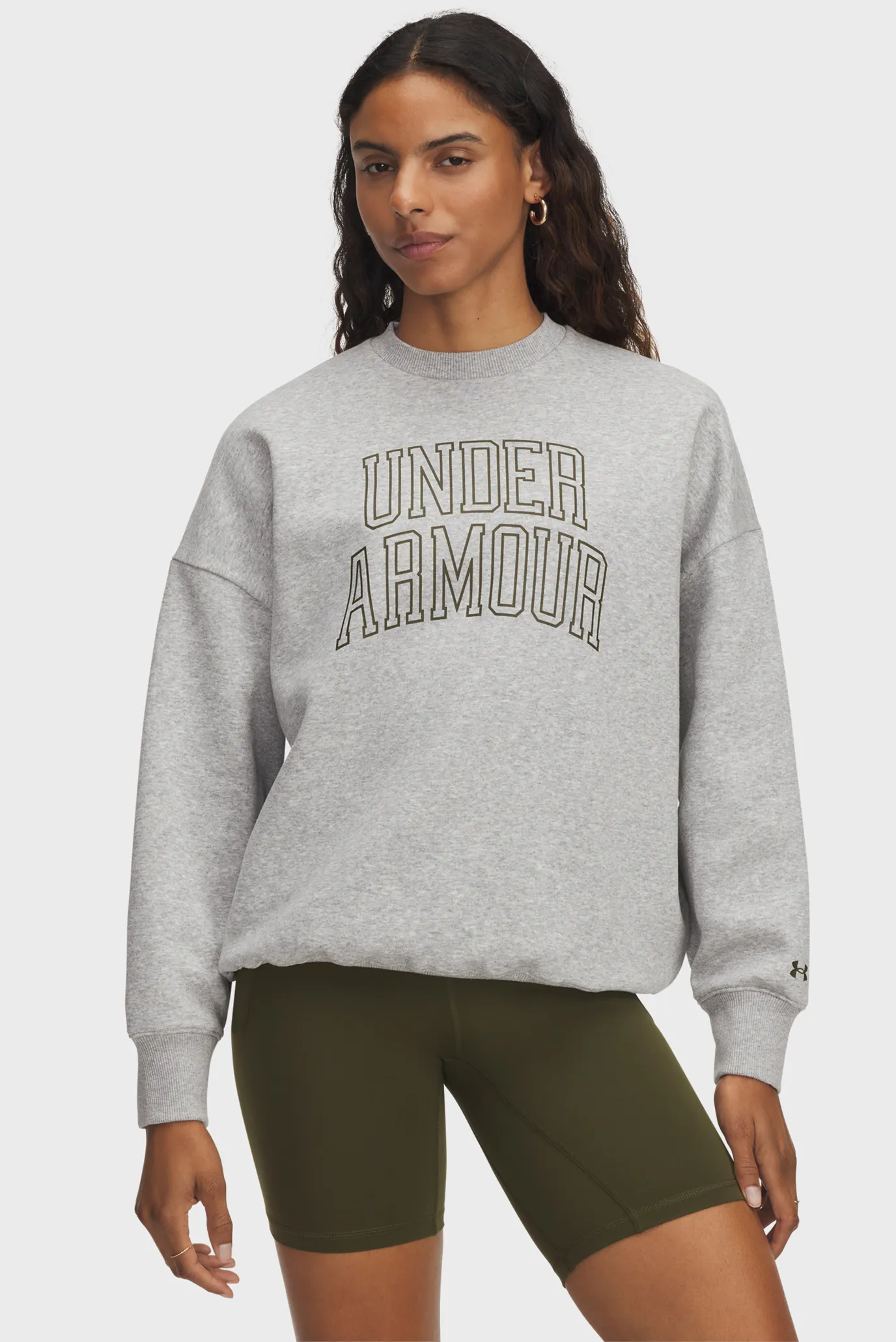 Жіночий сірий світшот Rival Flc OS Varsity Crew 1