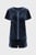 Женский темно-синий велюровый комплект одежды (топ, шорты)