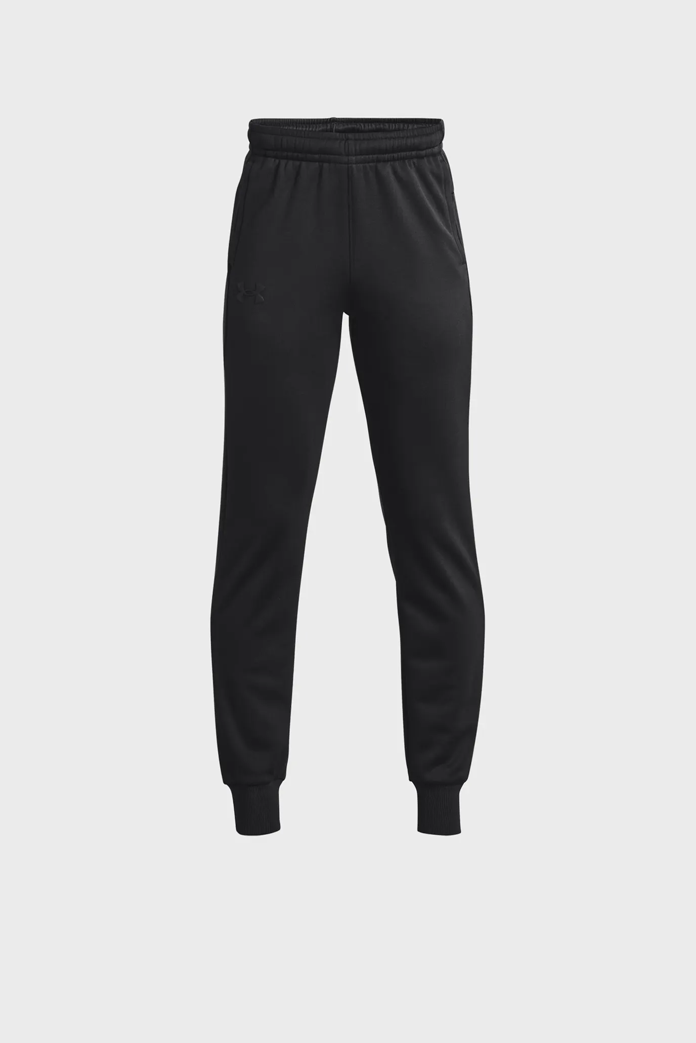Дитячі чорні спортивні штани UA Armour Fleece Joggers 1