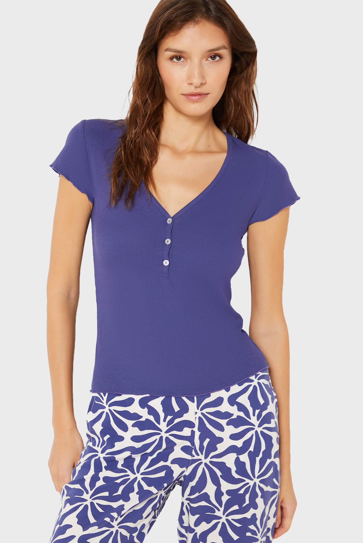 Женская фиолетовая футболка JAMIE 1
