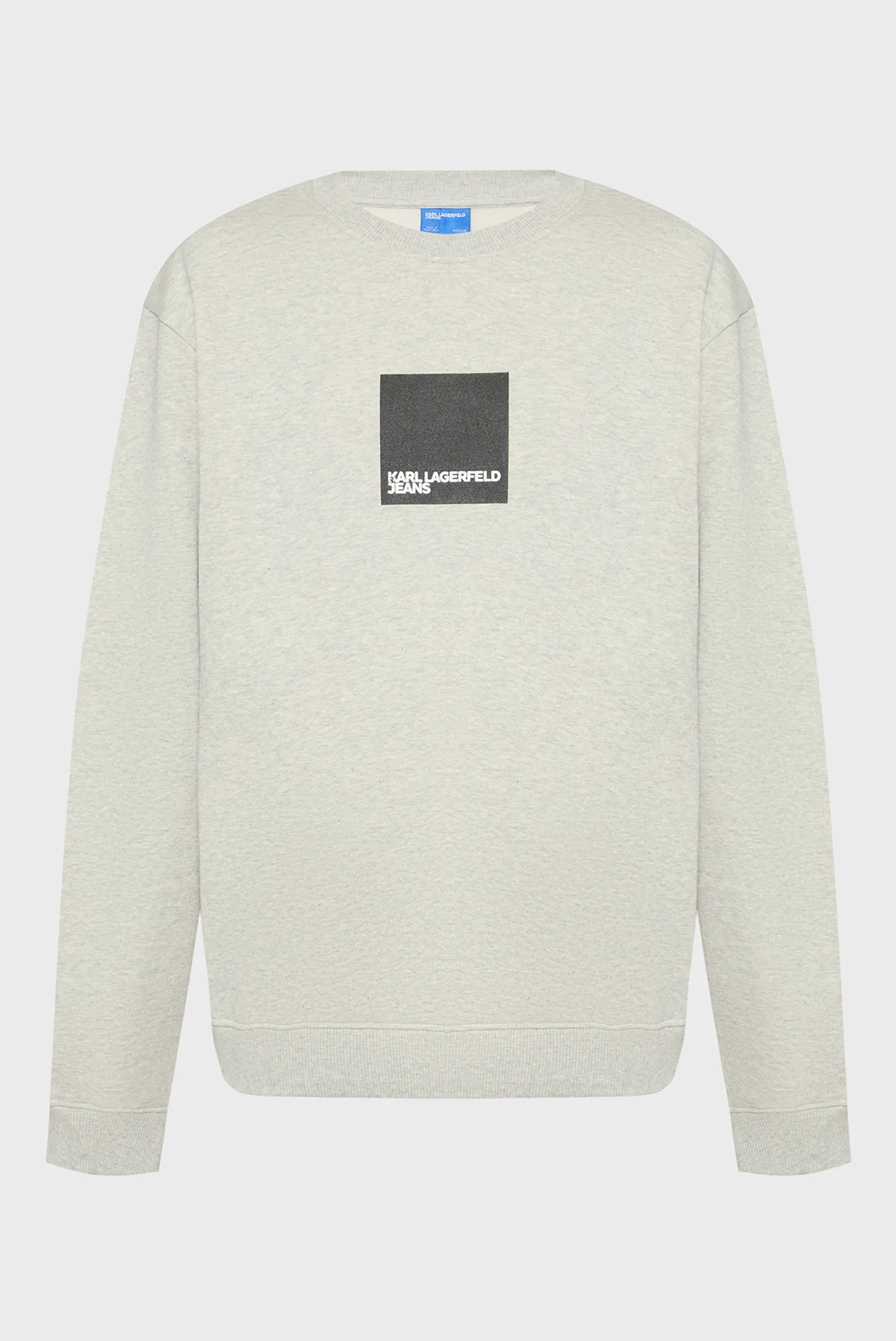 Чоловічий сірий світшот klj reg box logo sweat 1