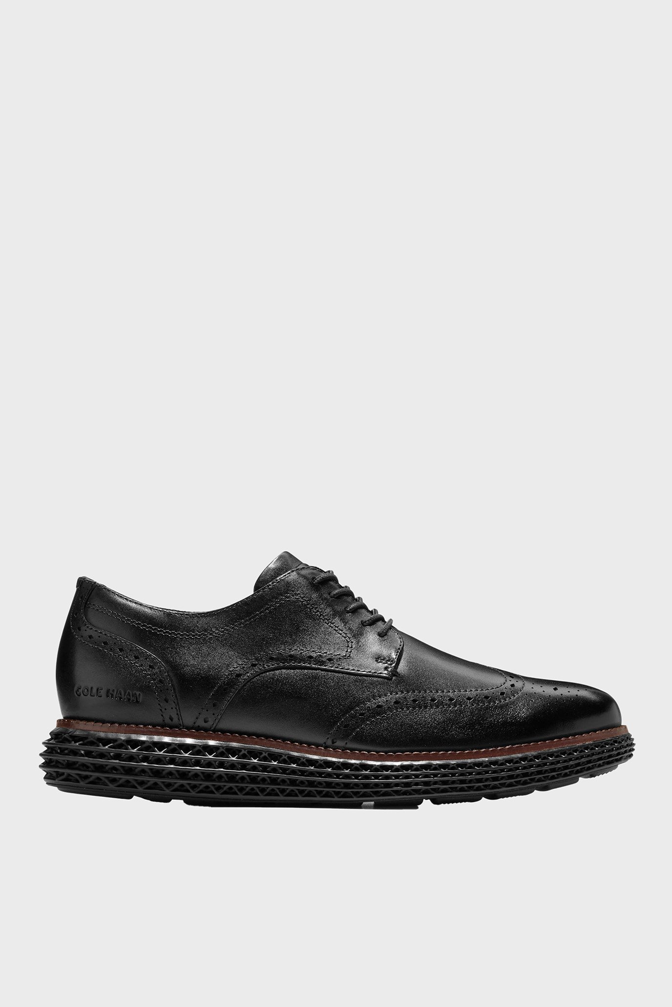 Чоловічі чорні шкіряні броги  ØriginalGrand 2.0 Wingtip Oxford 1