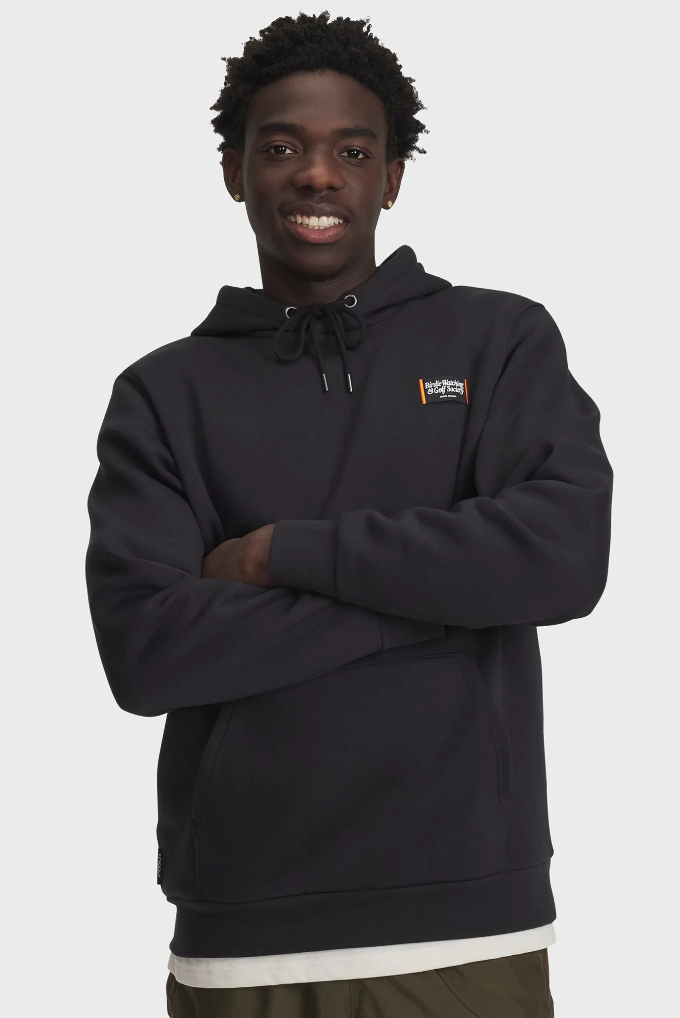 Чоловіче чорне худі UA Birdie Watching Hoodie 2