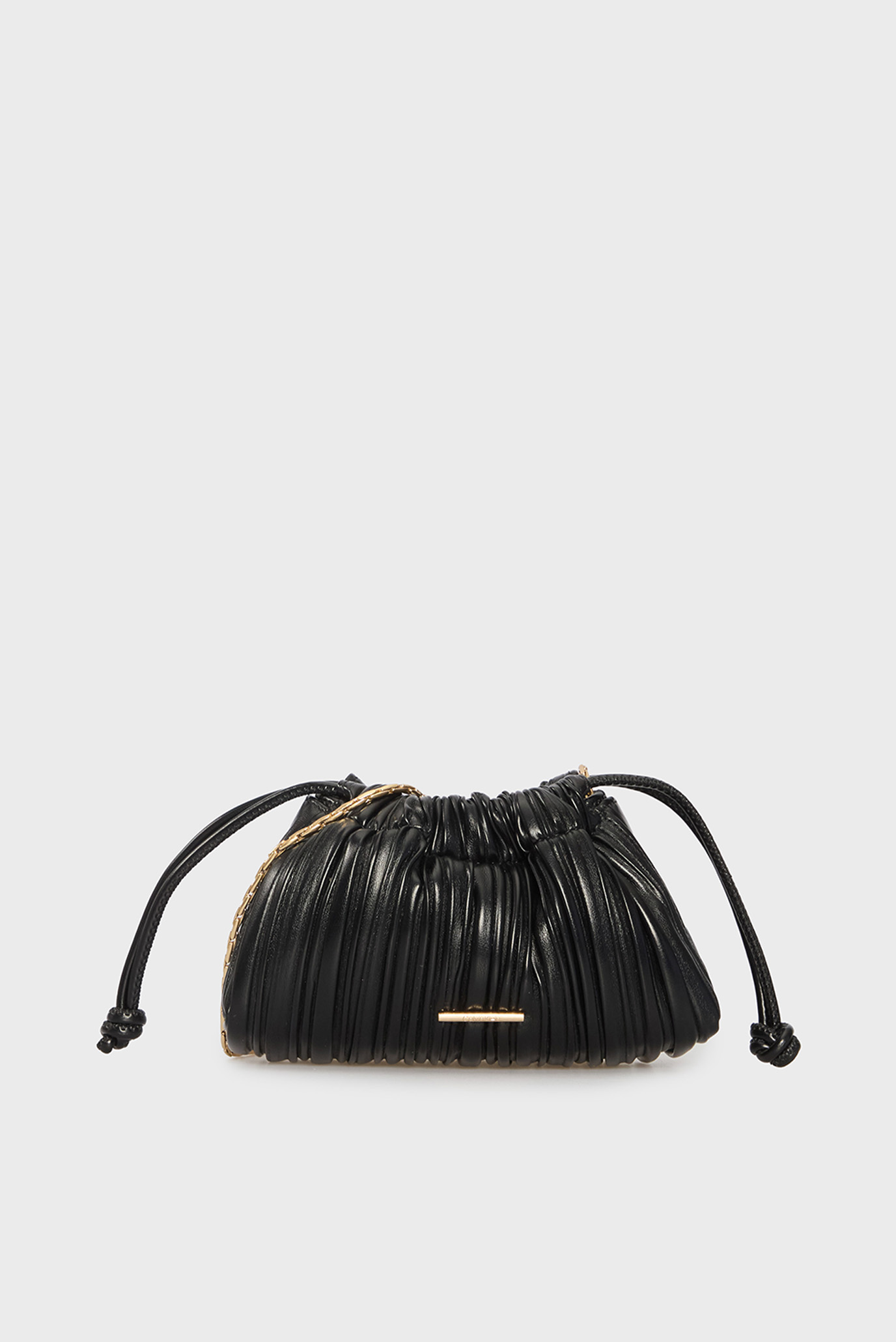 Женская черная сумка PLISSE MINI DRAWSTRING Черный ONESIZE Calvin Klein LV04F3077G Женская черная сумка PLISSE MINI DRAWSTRING Черный ONESIZE Calvin Klein LV04F3077G