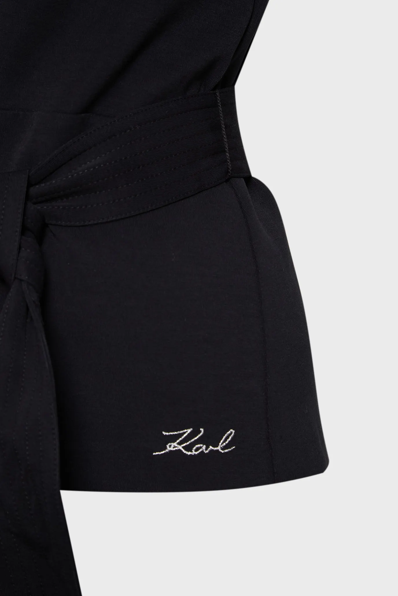 Жіночий чорний світшот DOUBLE JERSEY 4