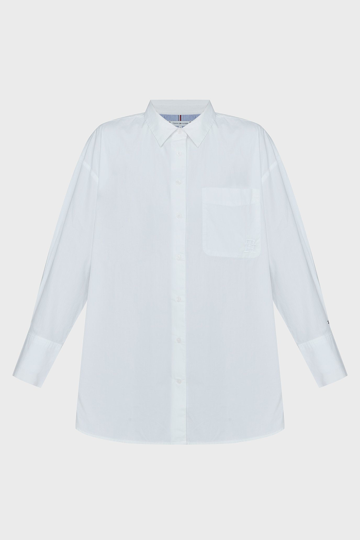 Жіноча біла сорочка SMD ESSENTIAL LOOSE FIT SHIRT 1