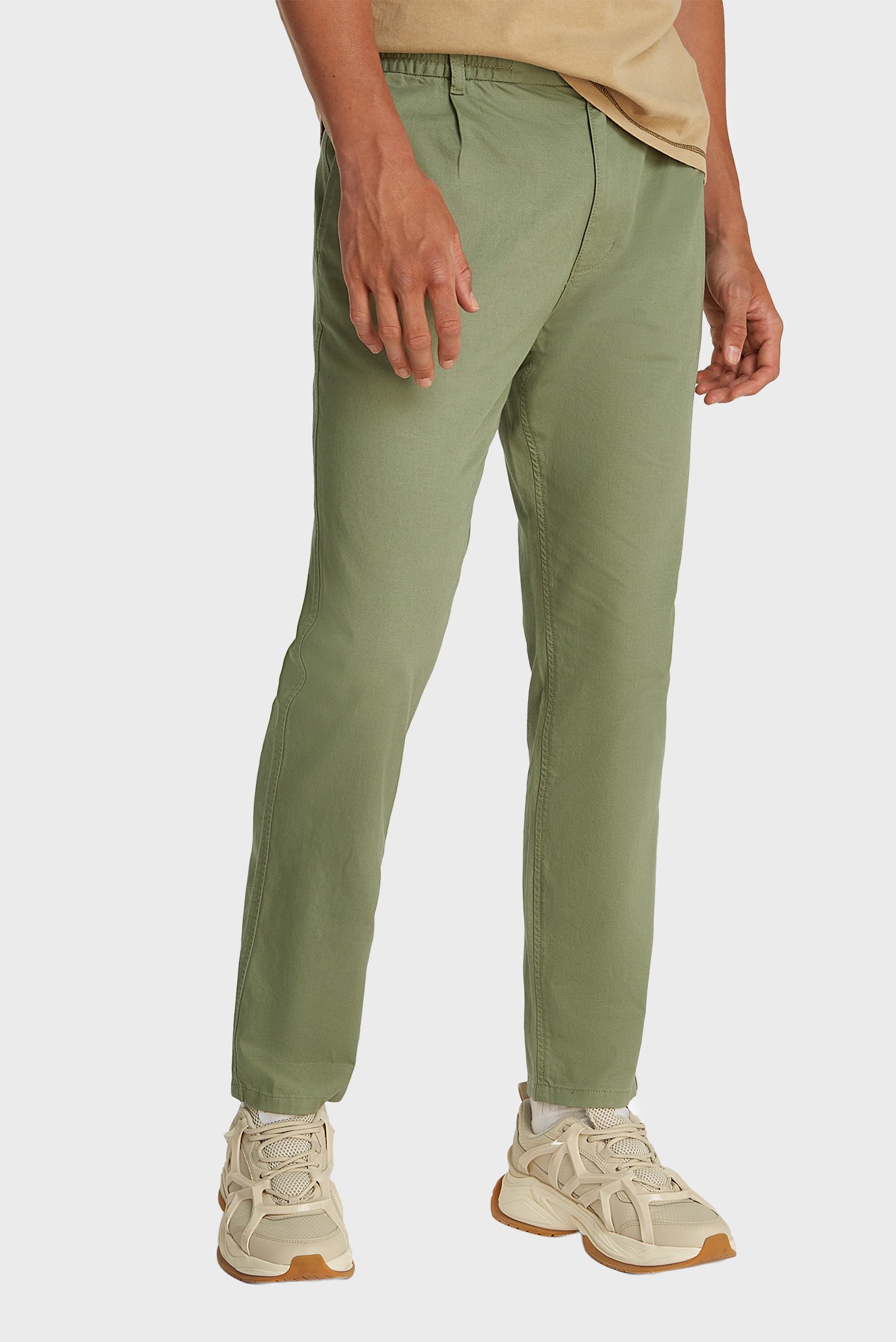 Мужские оливковые брюки ISAAC HEMP Оливковый S Tommy Jeans DM0DM21368 Мужские оливковые брюки ISAAC HEMP Оливковый S Tommy Jeans DM0DM21368