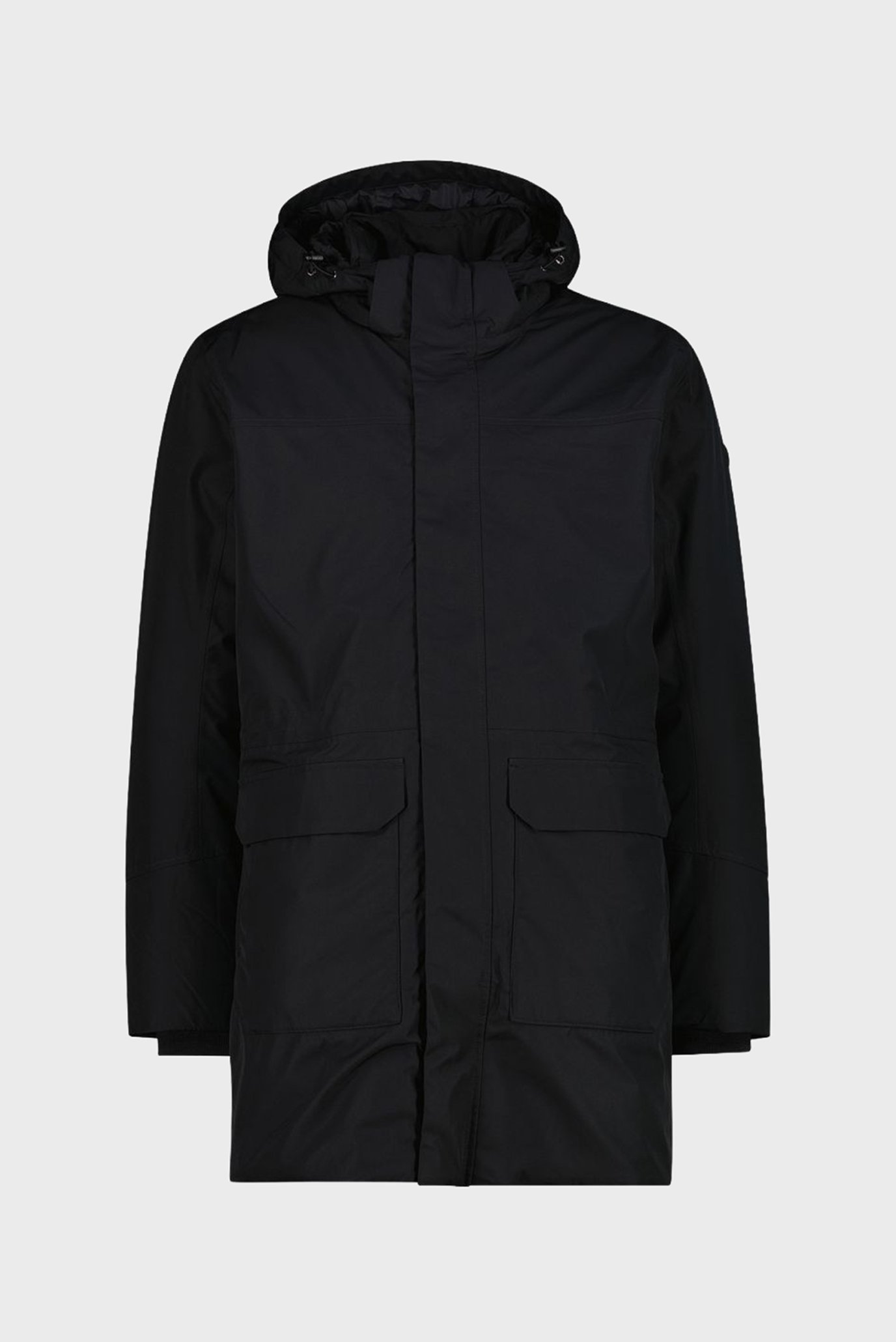 Мужская черная парка ZIP HOOD FEEL WARM Черный 46 CMP 35K3737-U901 Мужская черная парка ZIP HOOD FEEL WARM Черный 46 CMP 35K3737-U901