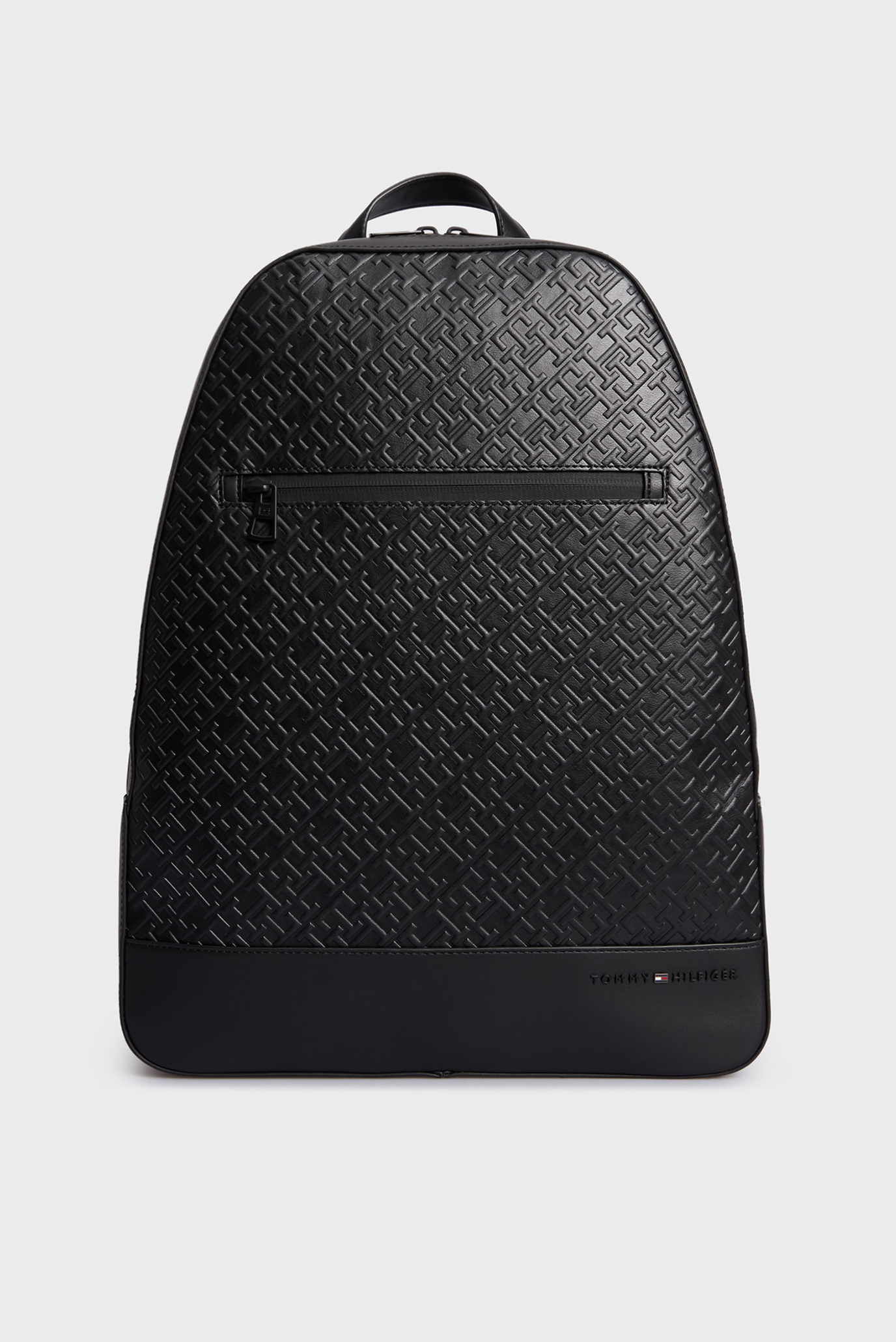 Чоловічий чорний рюкзак TH MONOGRAM BACKPACK 1