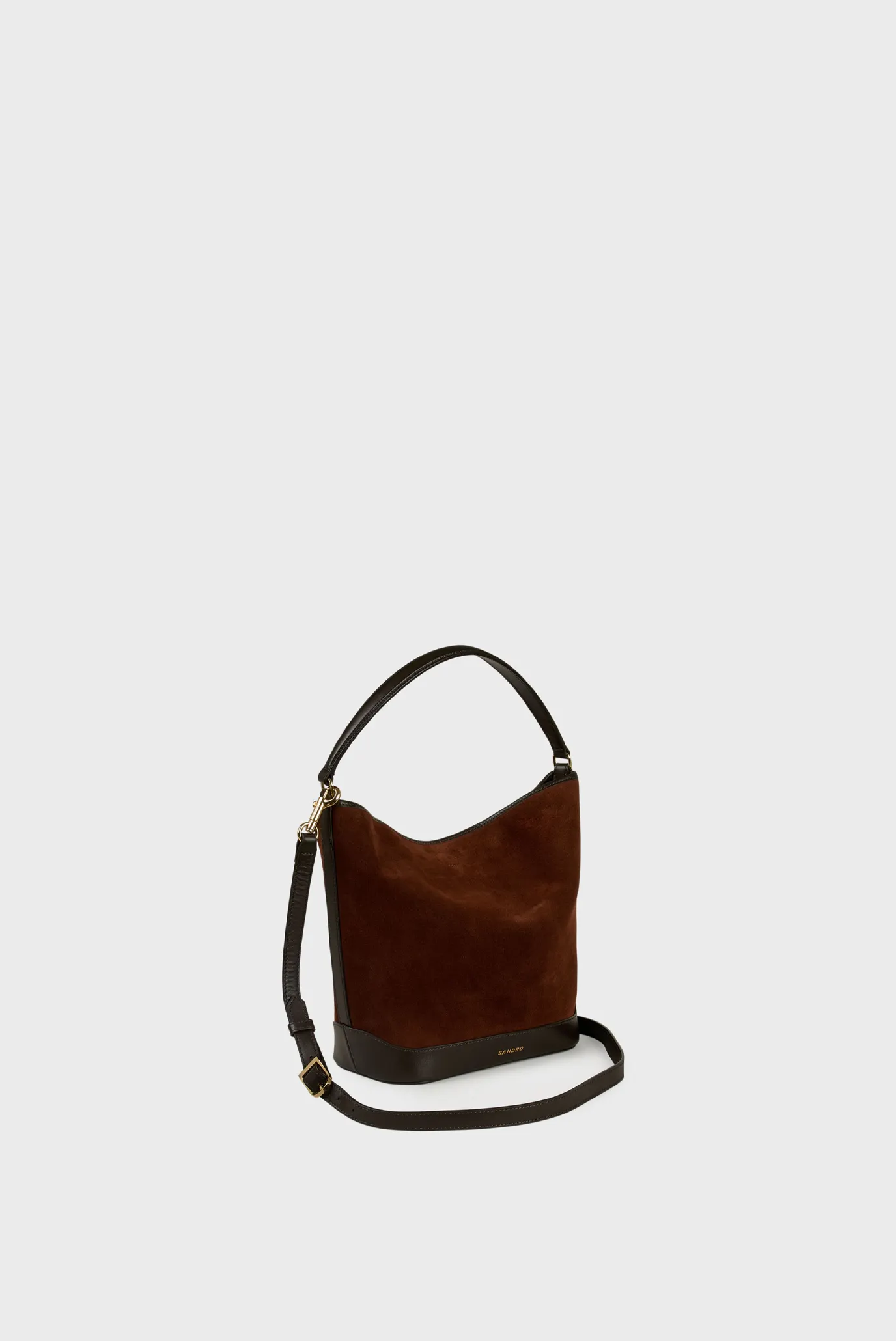 Жіноча коричнева замшева сумка TANGOSO 3