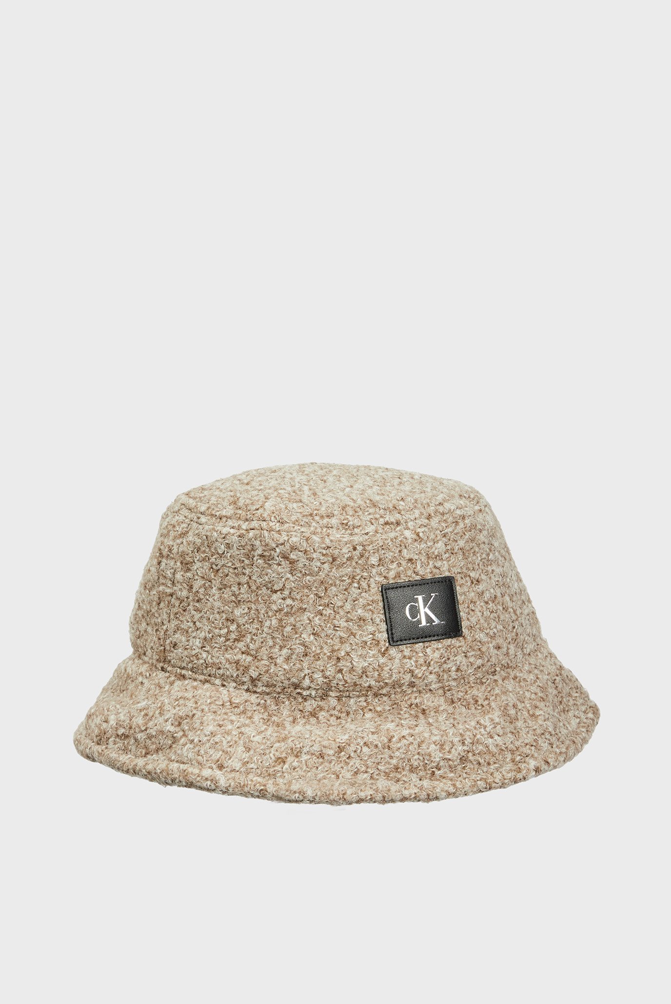 Женская коричневая панама BOUCLE BUCKET HAT 1