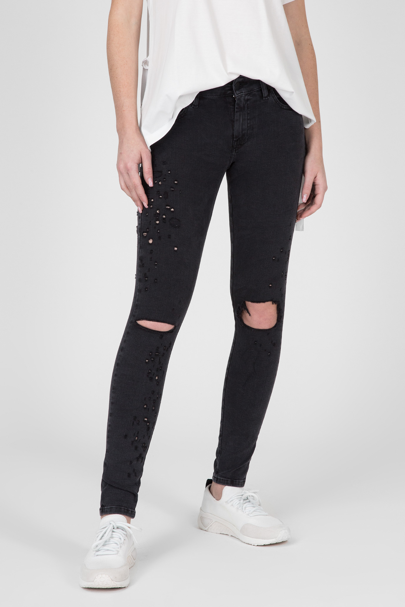 Жіночі чорні джинси SLANDY 1