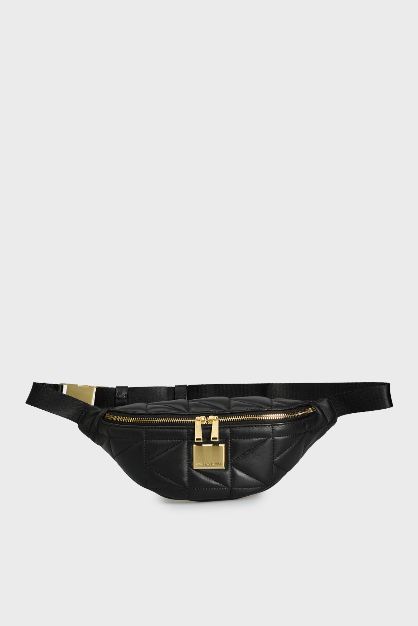 Женская черная кожаная поясная сумка Черный ONESIZE Karl Lagerfeld 246W3056 Женская черная кожаная поясная сумка Черный ONESIZE Karl Lagerfeld 246W3056