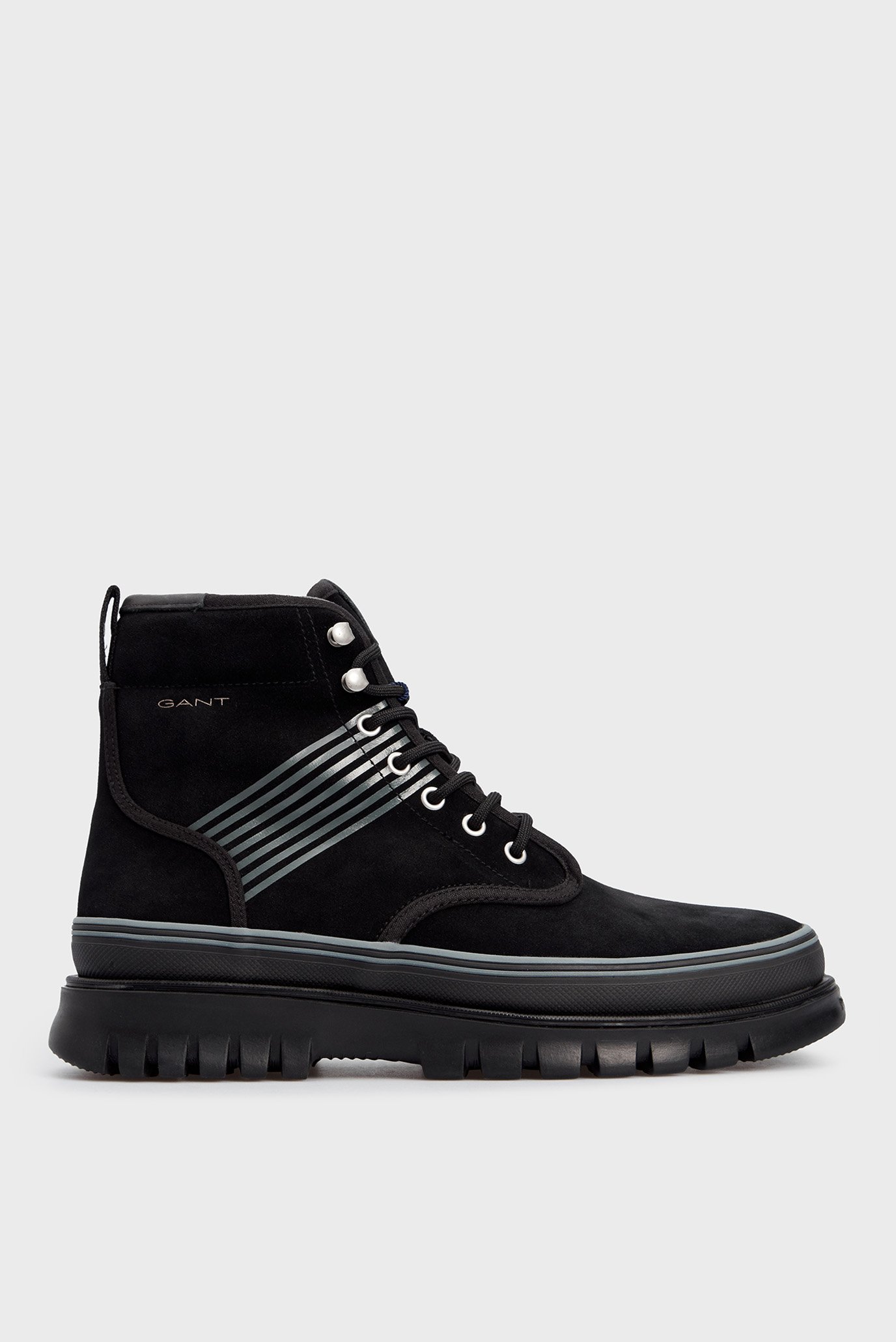 Чоловічі чорні замшеві черевики NEBRADA 1