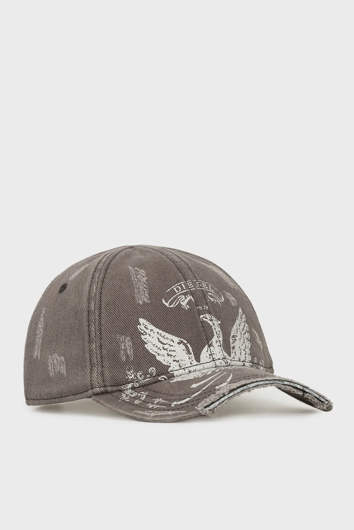 Мужская серая кепка C-FENIX Серый S Diesel A19460 0GIBD