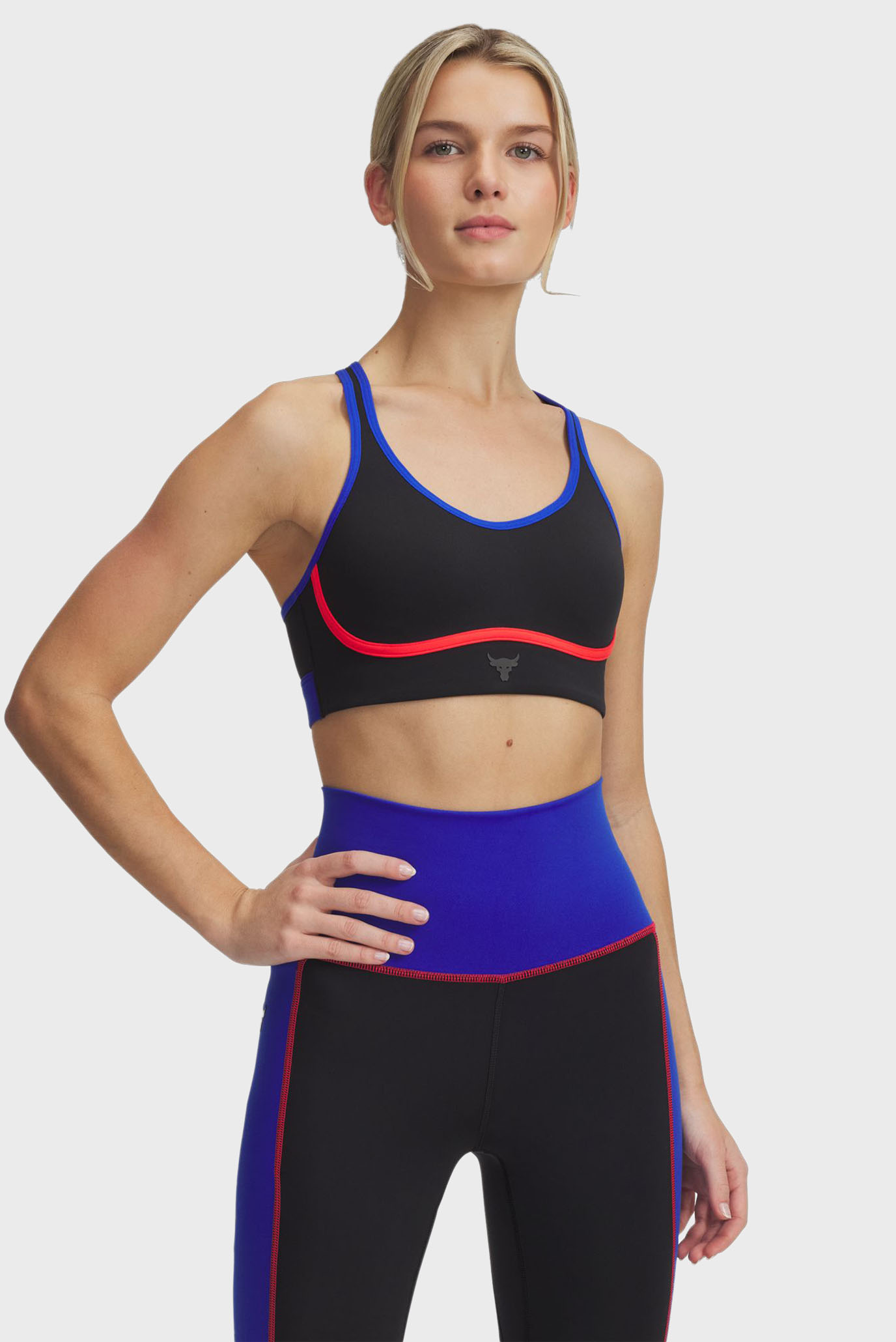 Женский черный топ Pjt Rck Bra Черный XS (D-DD) Under Armour 1389698-001 Женский черный топ Pjt Rck Bra Черный XS (D-DD) Under Armour 1389698-001