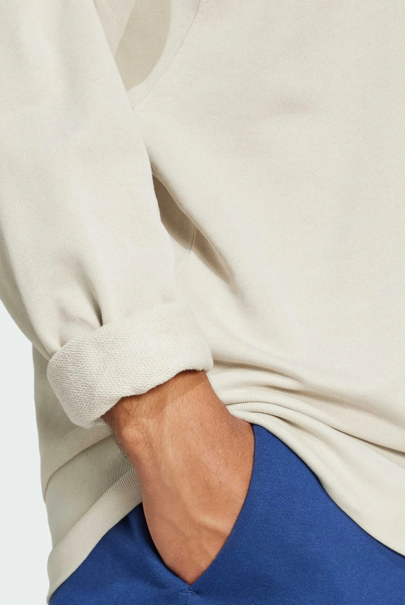 Мужской белый свитшот ALL SZN French Terry Crew 5