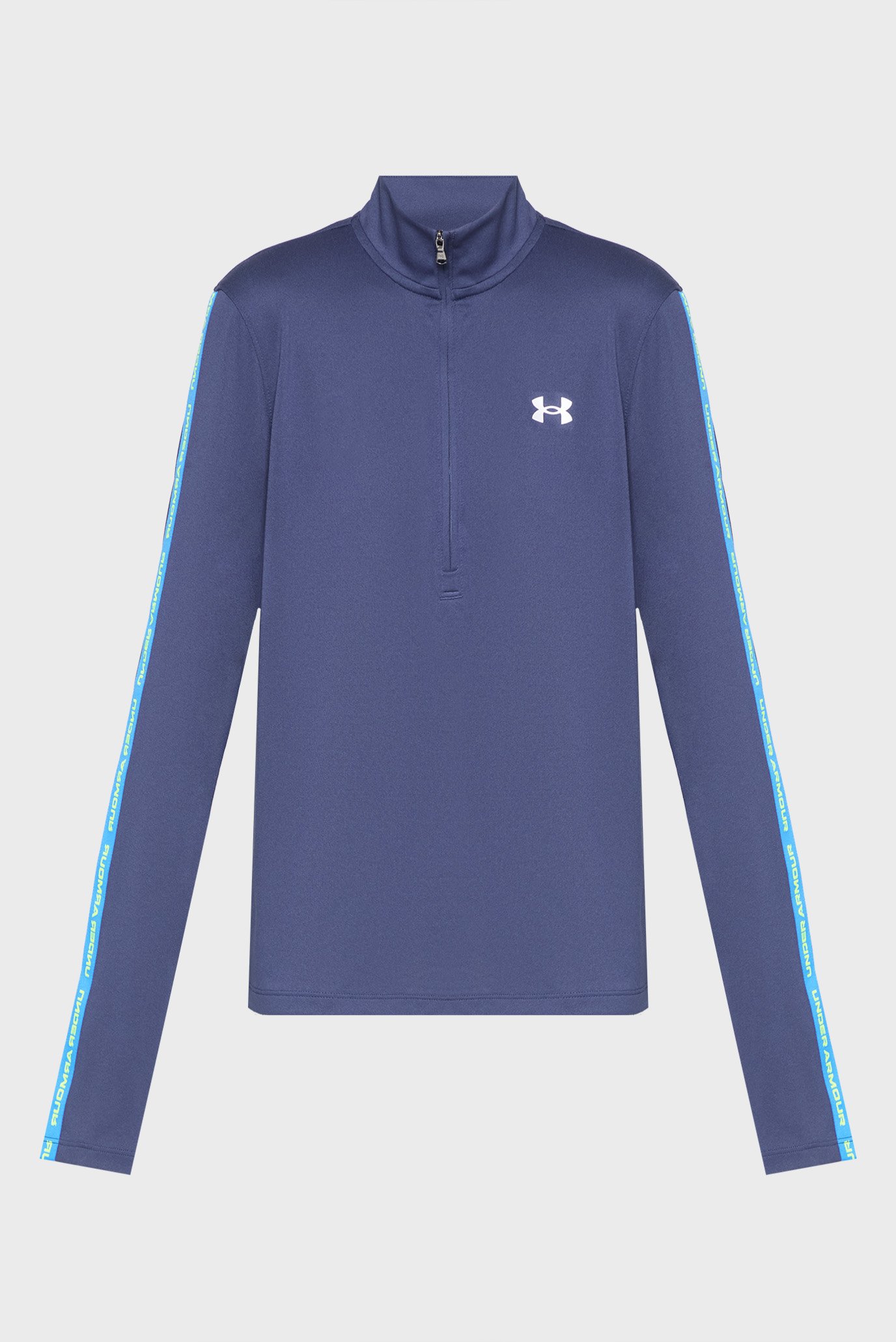 Женский темно-синий лонгслив UA Tech WM Tape Half Zip Синий M Under Armour 6005100-403 Женский темно-синий лонгслив UA Tech WM Tape Half Zip Синий M Under Armour 6005100-403