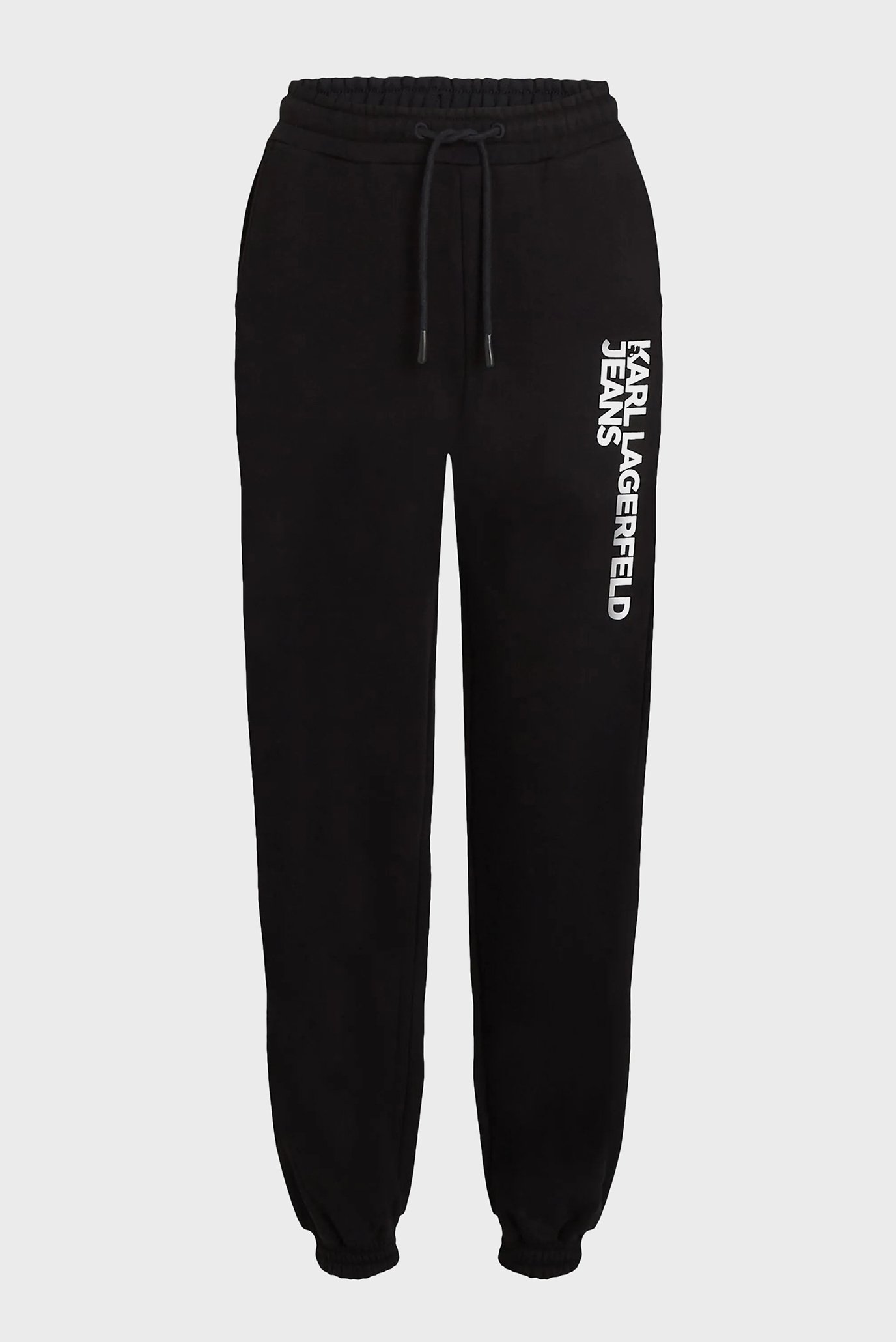 Женские черные спортивные брюки KLJ TEXT LOGO SLIM SWEATPANT 1