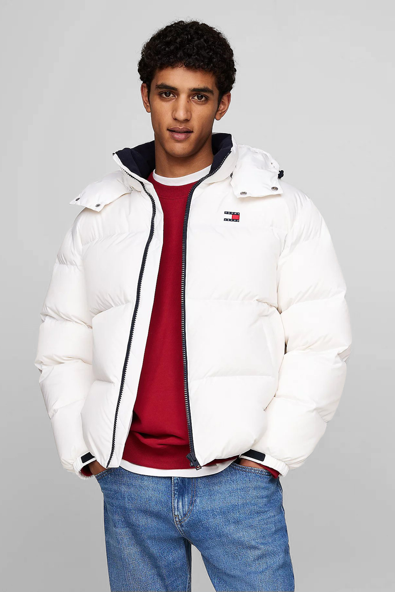 Мужской белый пуховик TJM FLAG BACK ALASKA PUFFER EXT 1