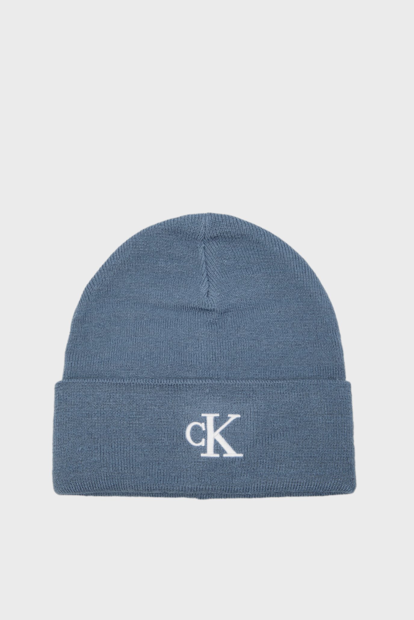 Мужская синяя шапка MONOGRAM EMBRO BEANIE 1