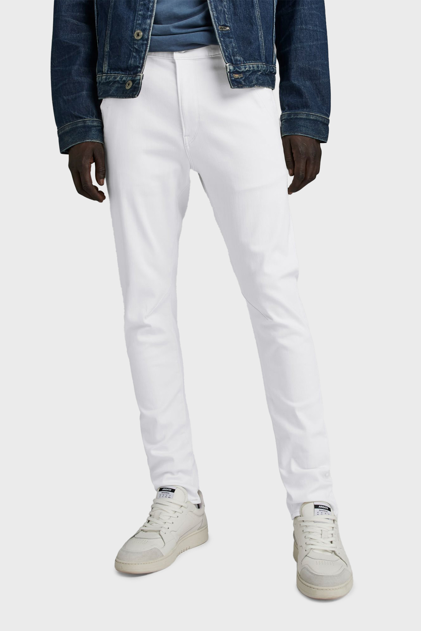 Чоловічі білі джинси Kairori 3D 1
