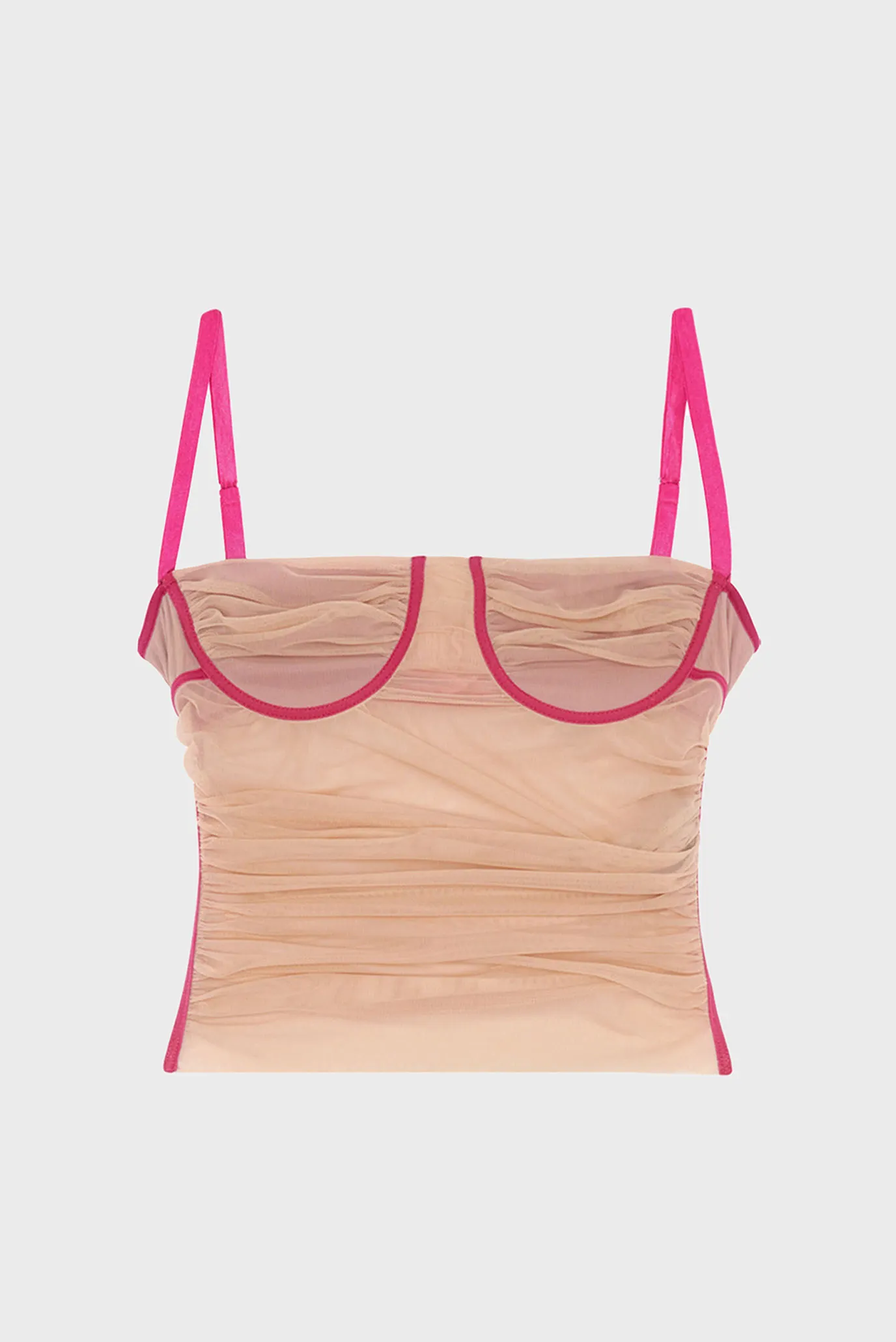 Женский бежевый топ T-HAILYNA 6