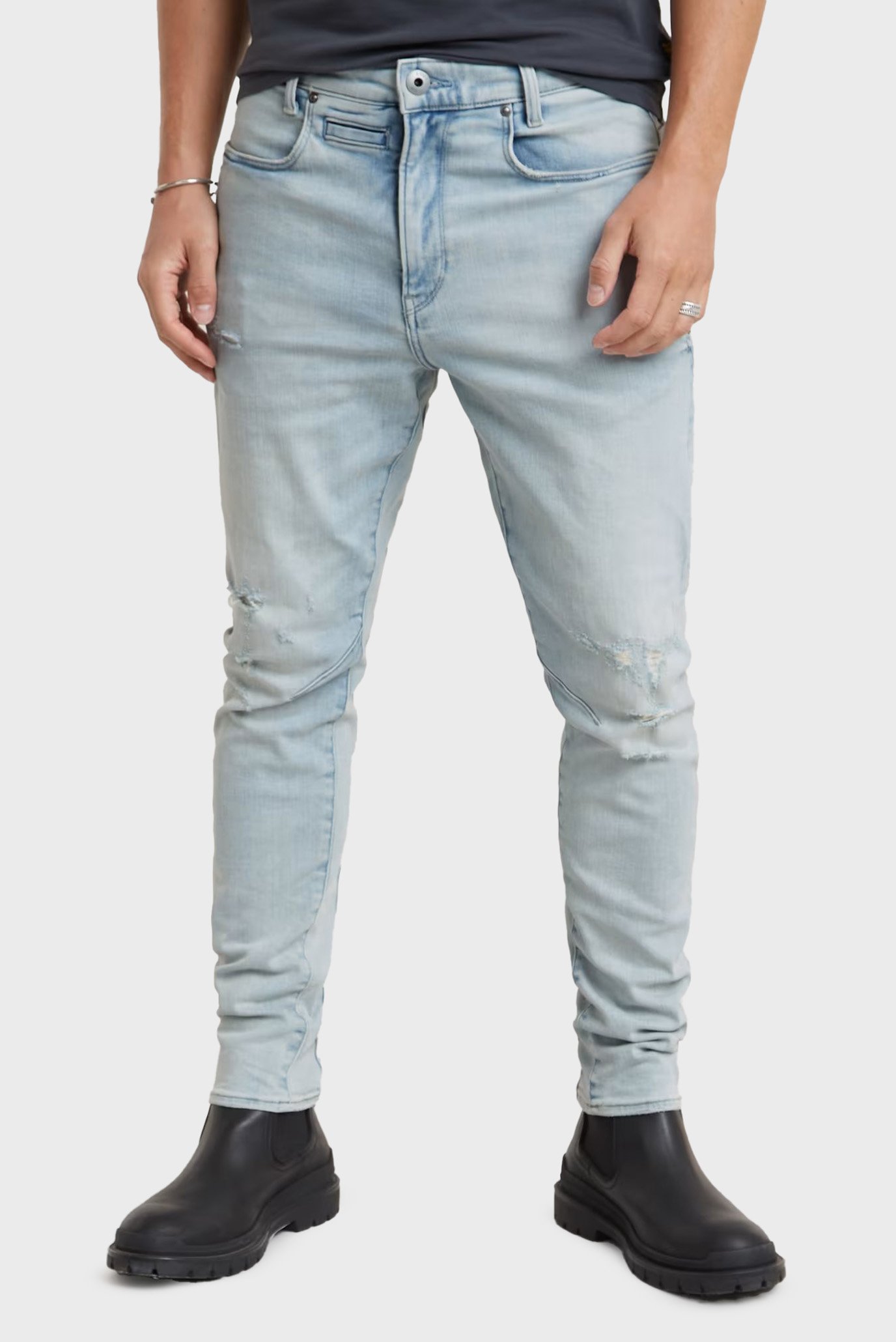 Чоловічі блакитні джинси D-Staq 3D Slim 1