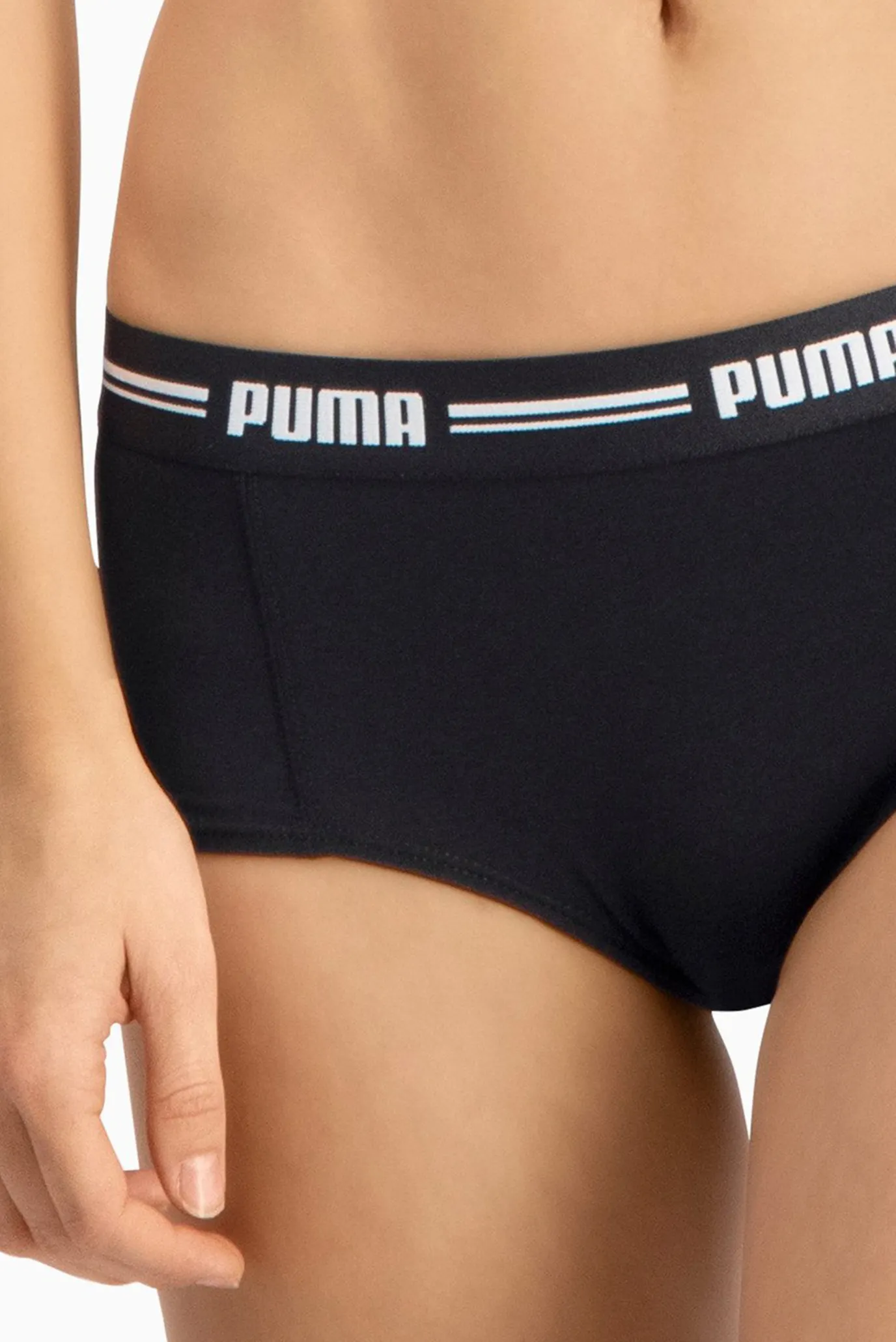 Женские черные трусики (2 шт) Women's Mini Shorts 2 Pack 6