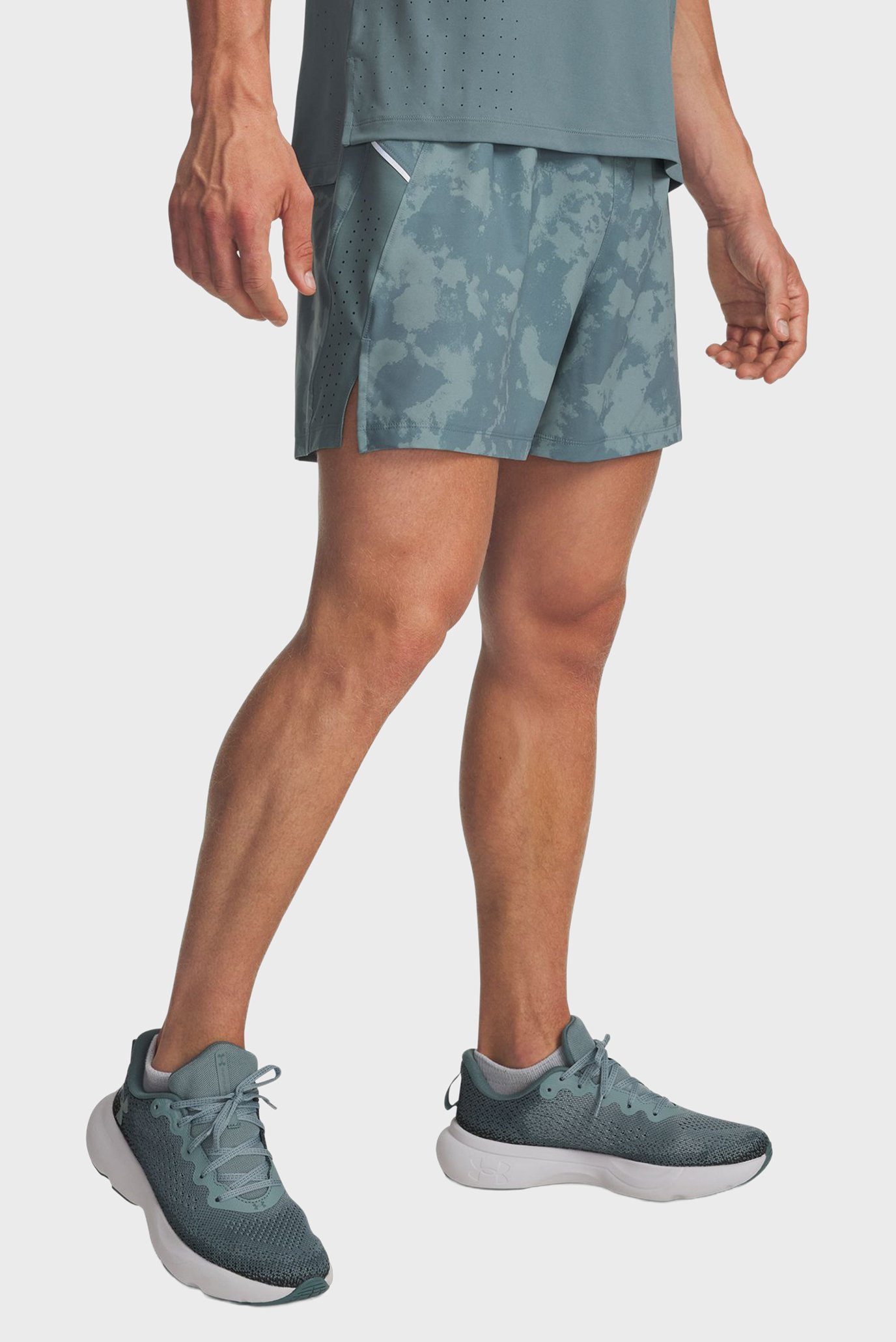Мужские мятные камуфляжные шорты Launch Pro 7 Prtd Short Ментоловый XXL Under Armour 6006145-323 Мужские мятные камуфляжные шорты Launch Pro 7 Prtd Short Ментоловый XXL Under Armour 6006145-323
