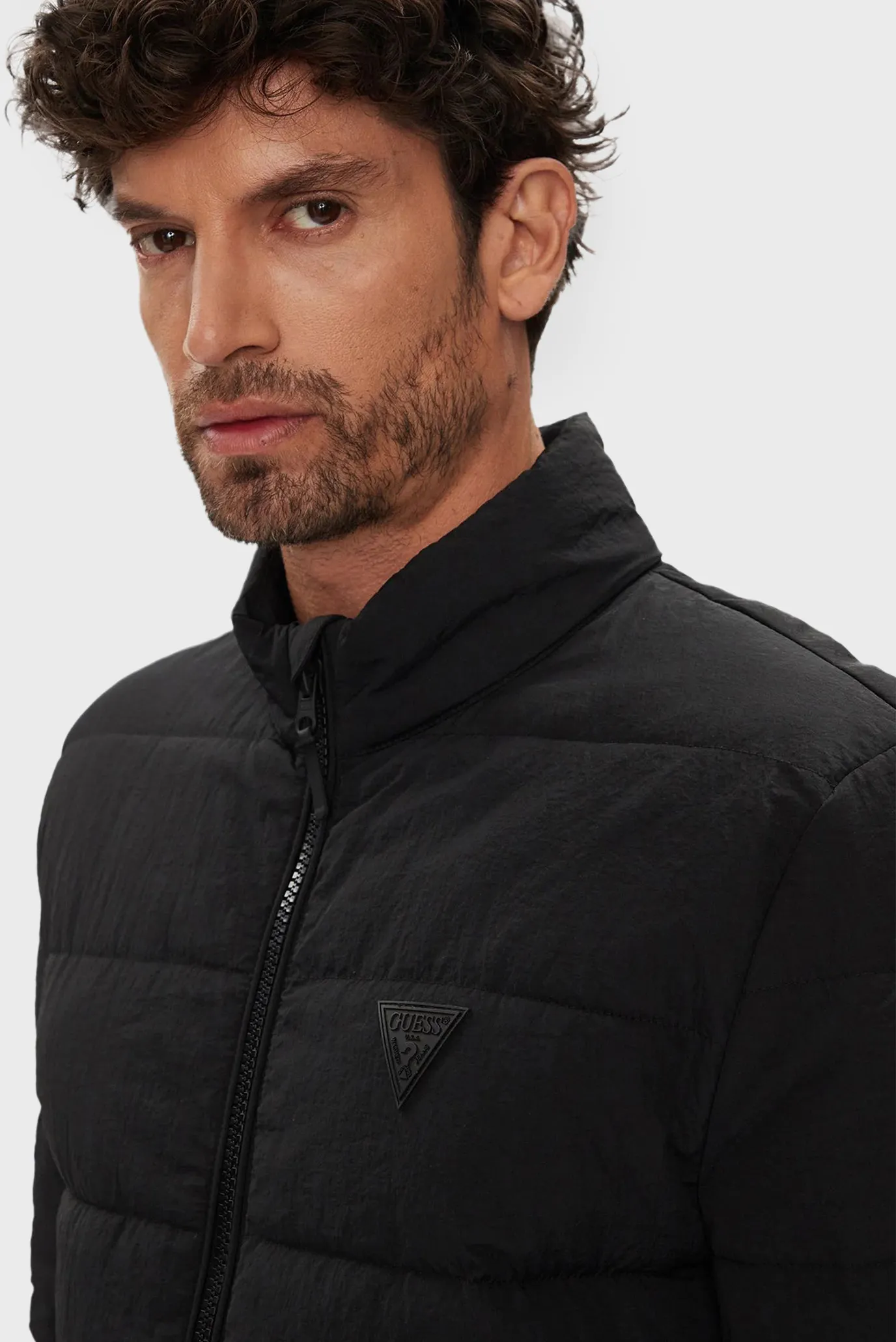 Чоловіча чорна куртка 4