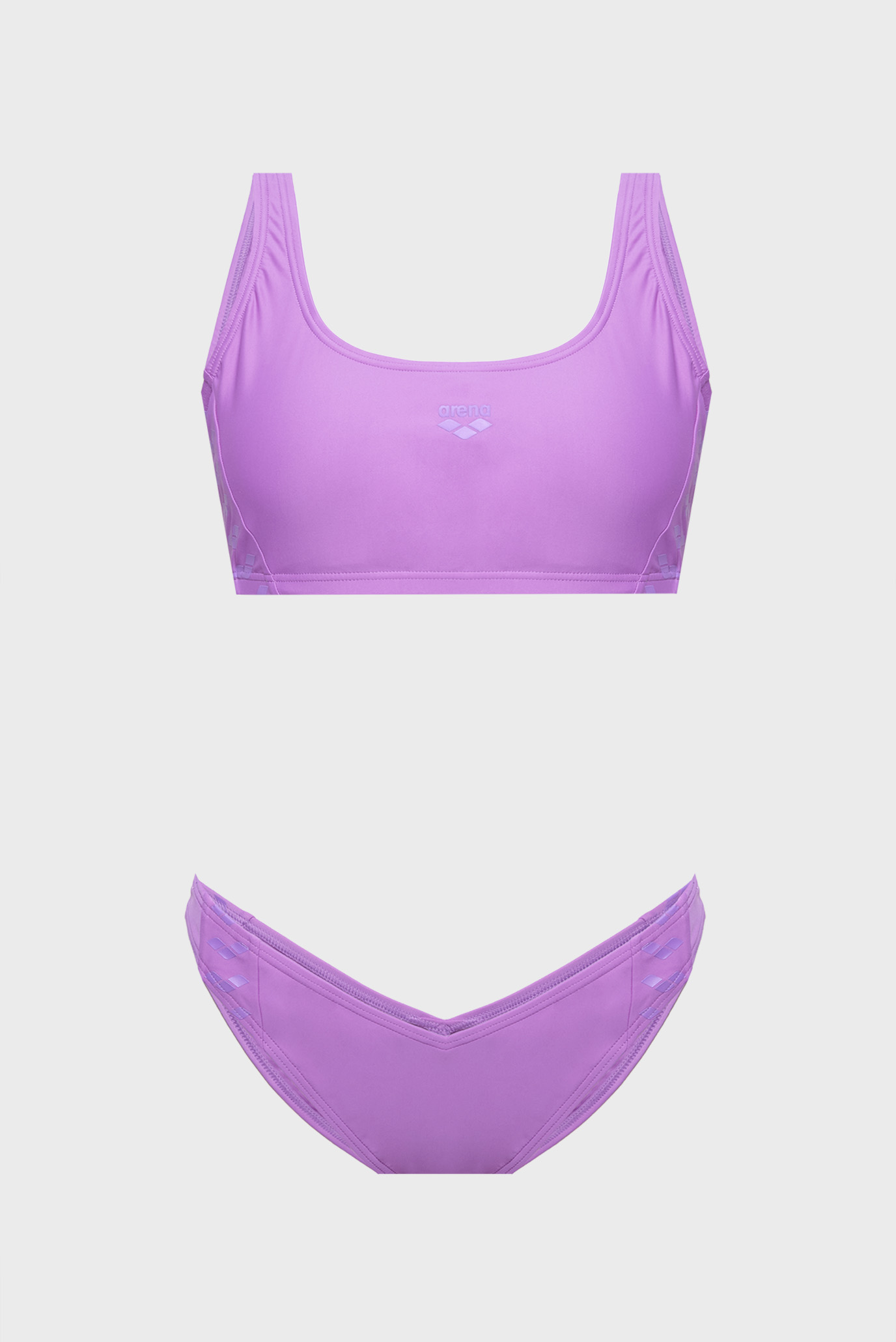 Женский фиолетовый купальник TEAM STRIPE BIKINI BRALETTE Фиолетовый L Arena 007057-990 Женский фиолетовый купальник TEAM STRIPE BIKINI BRALETTE Фиолетовый L Arena 007057-990