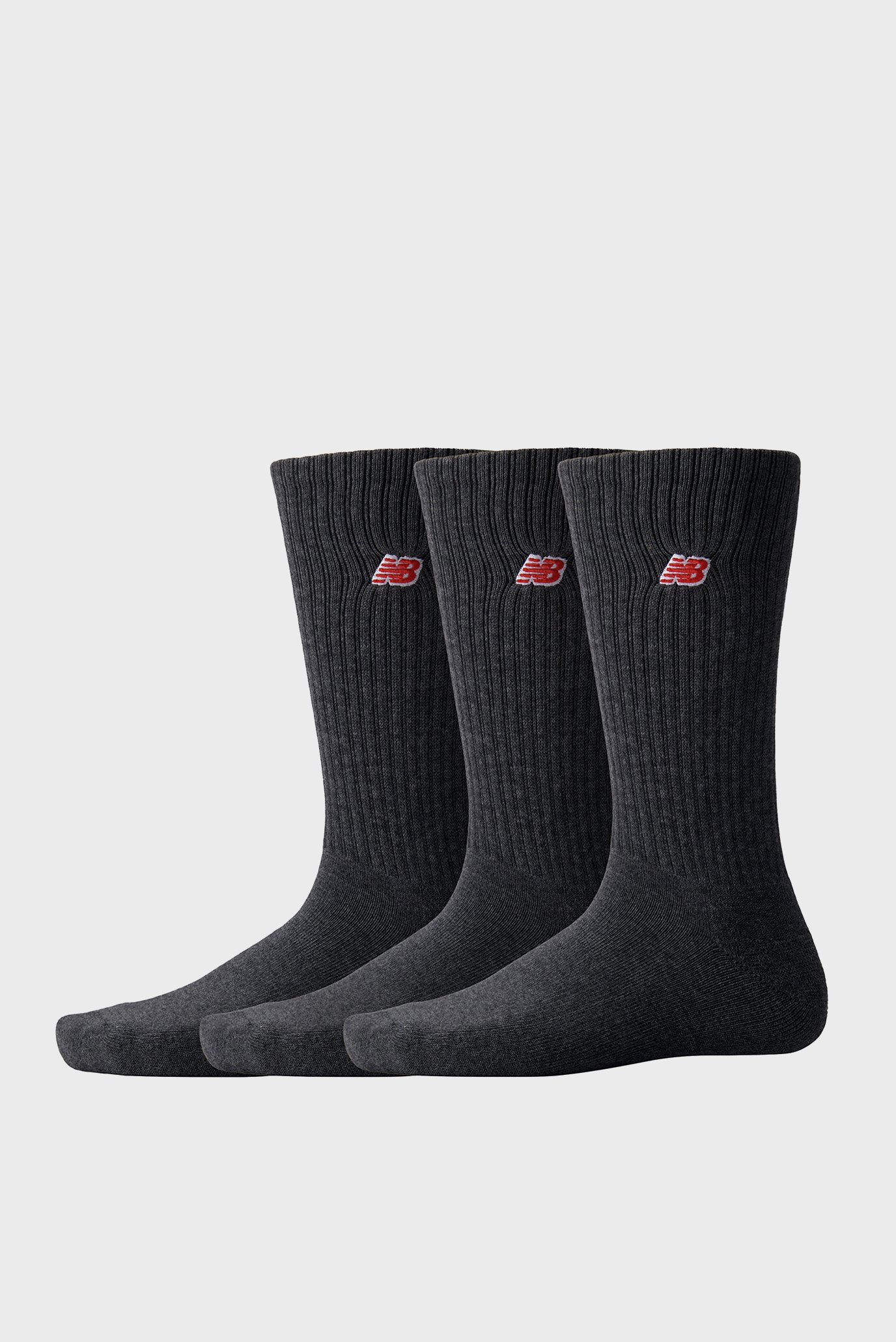 Сірі шкарпетки Patch Logo Crew (3 пари) 1