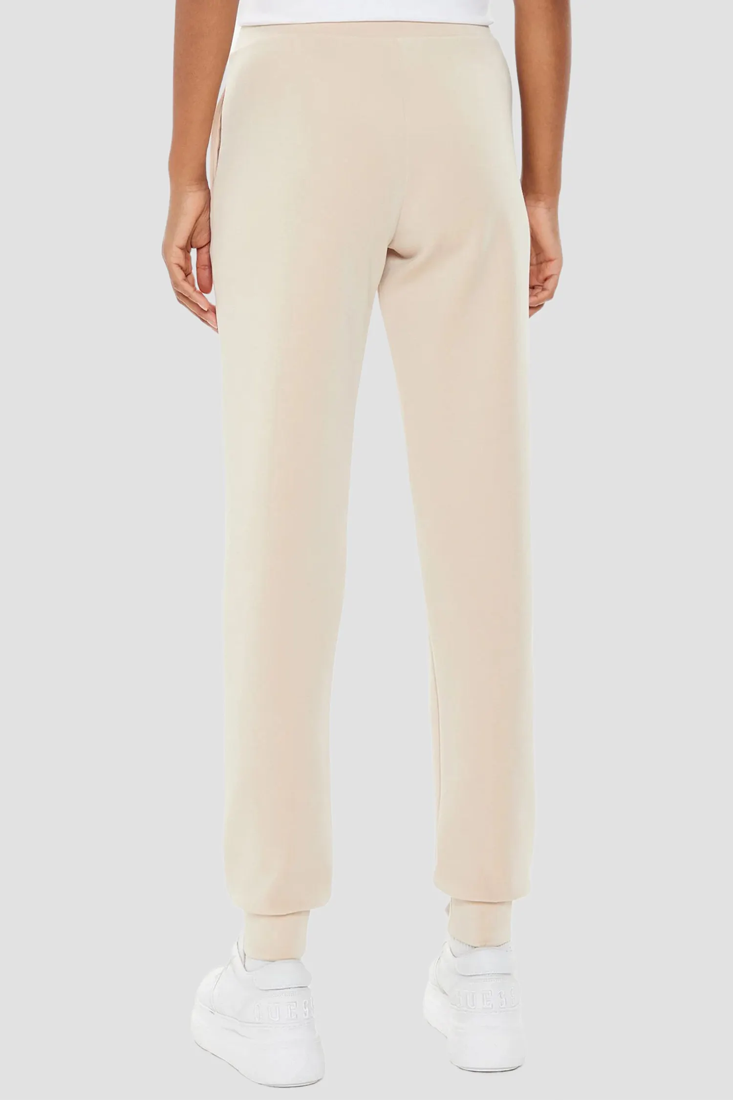 Женские бежевые спортивные брюки 3