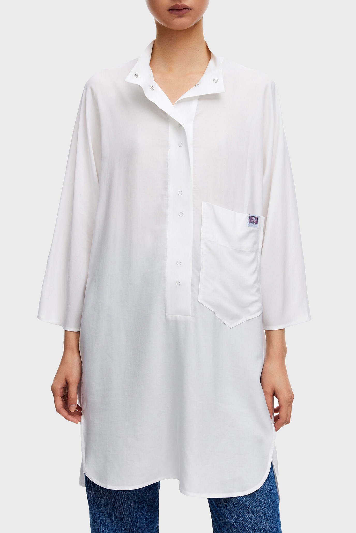Жіноча біла сорочка 1