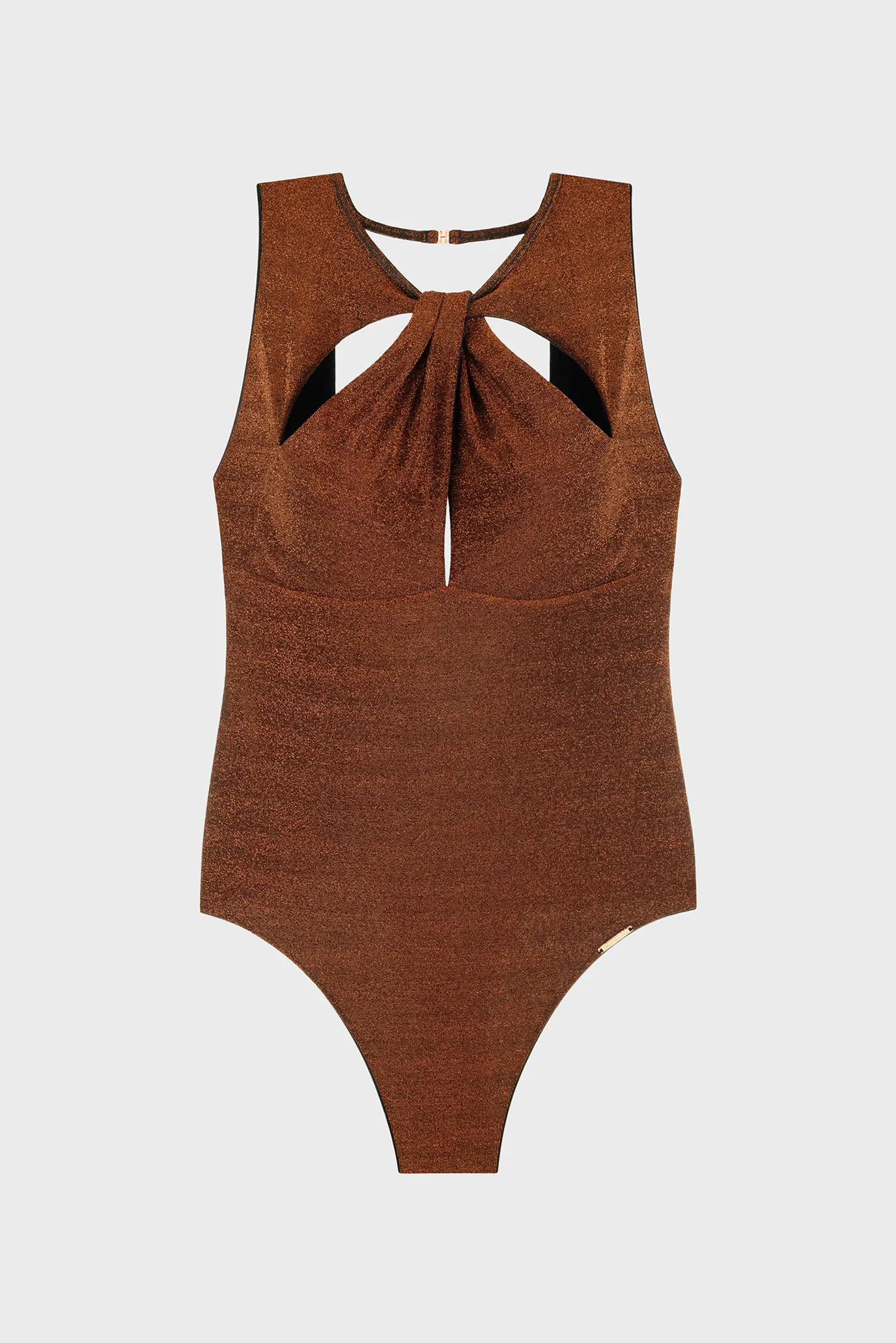 Женский коричневый купальник 5